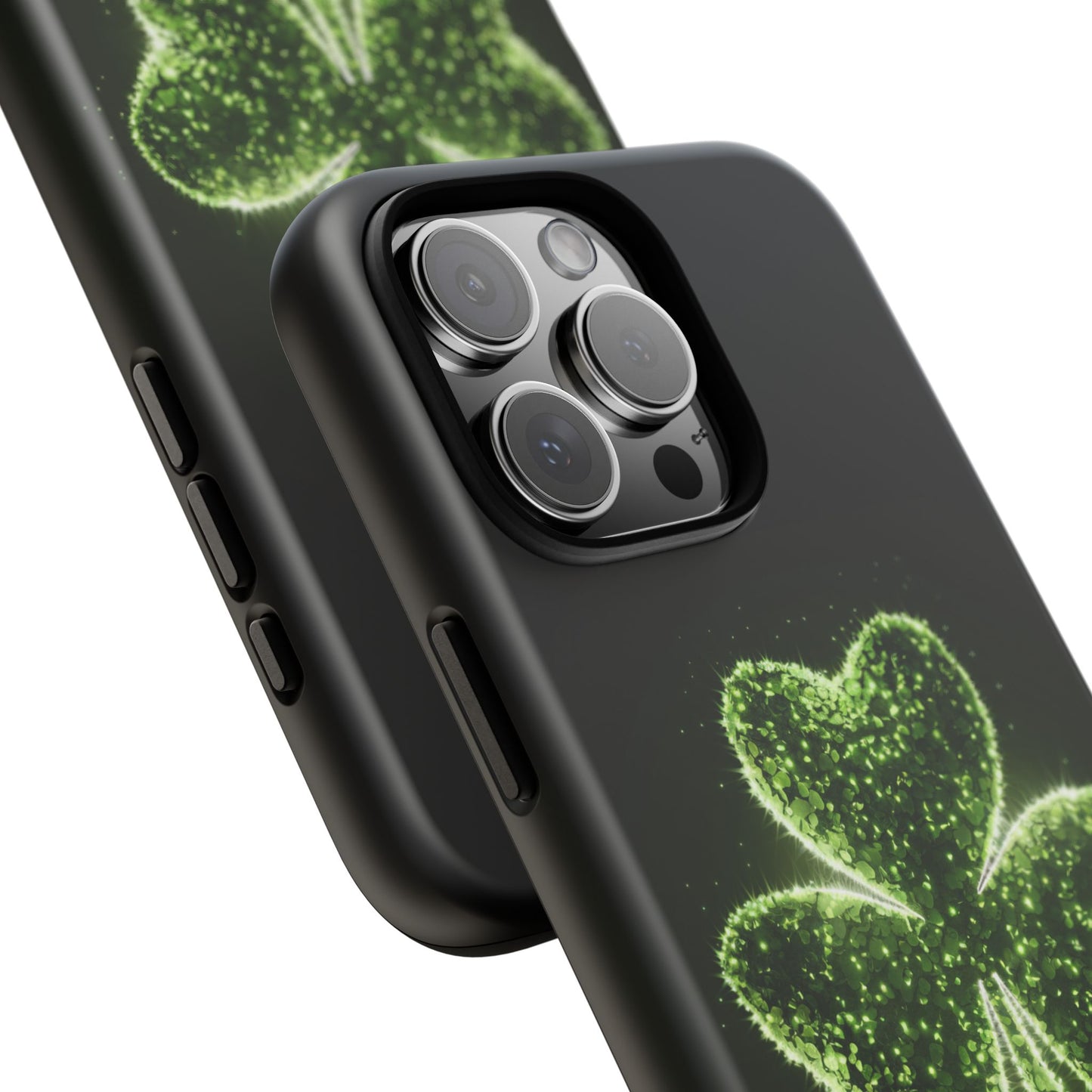 iPhone Tough Case - Shiny Shamrock Design