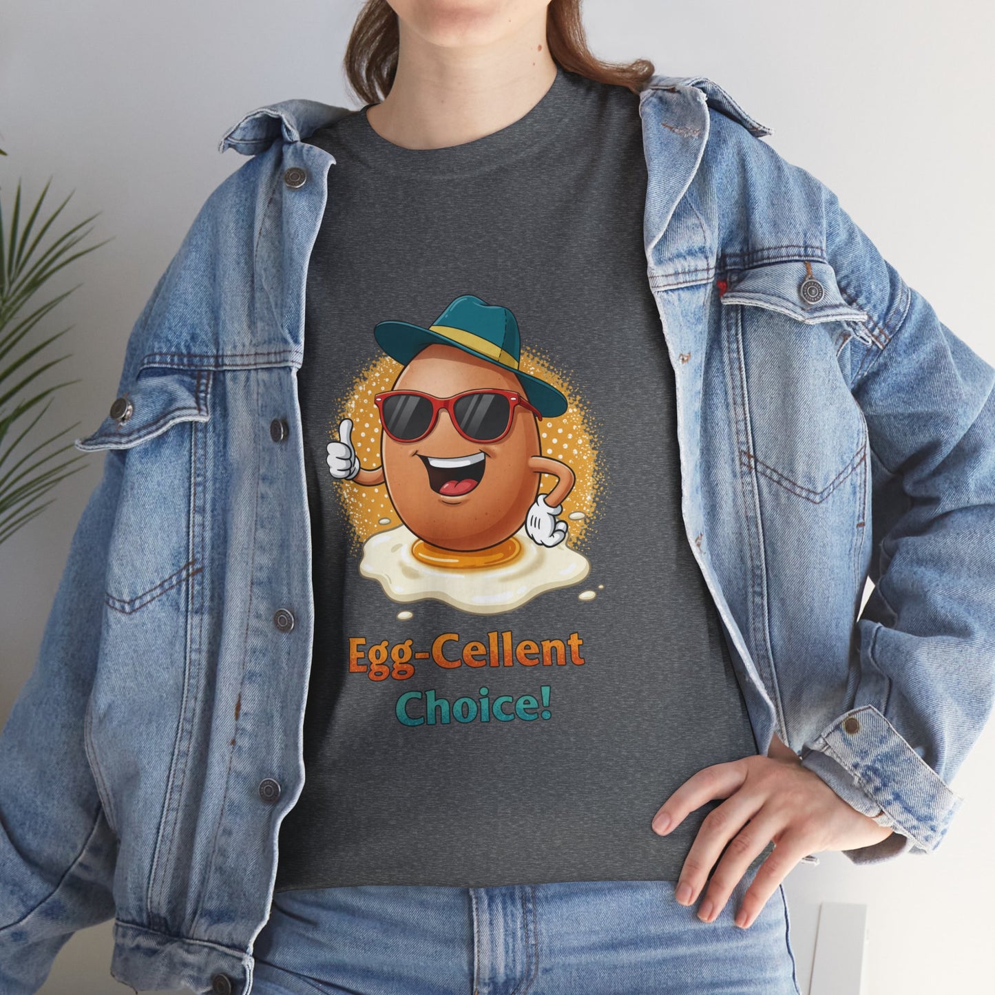 Funny Egg Shirt | Egg-Cellent Choice T-Shirt | Pun Food Tee | Breakfast Lover Gift | Cool Cartoon Egg Shirt | Dad Joke Shirt