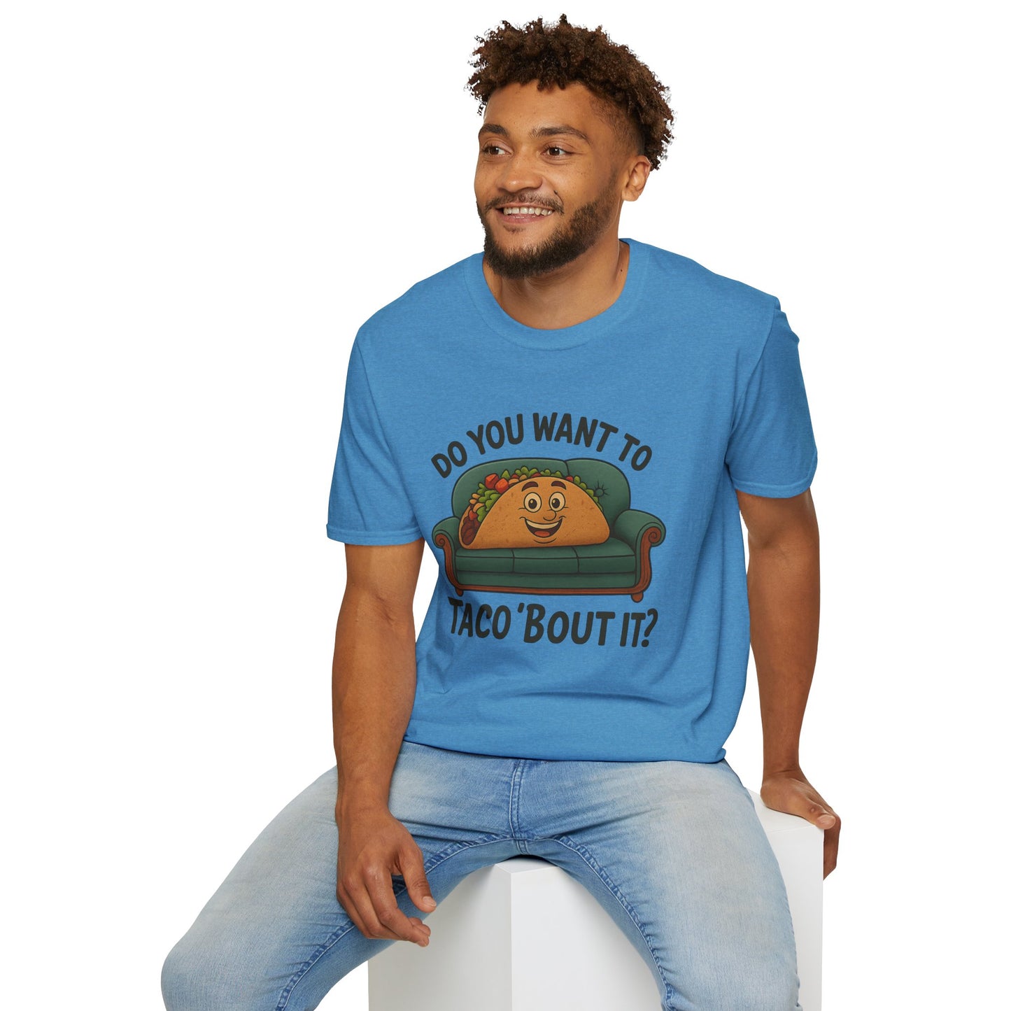 Do You Want to Taco ‘Bout It? Funny Taco Shirt - Cute Foodie Tee - Pun Humor Gift - Food Lover T-Shirt - Cinco de Mayo Outfit