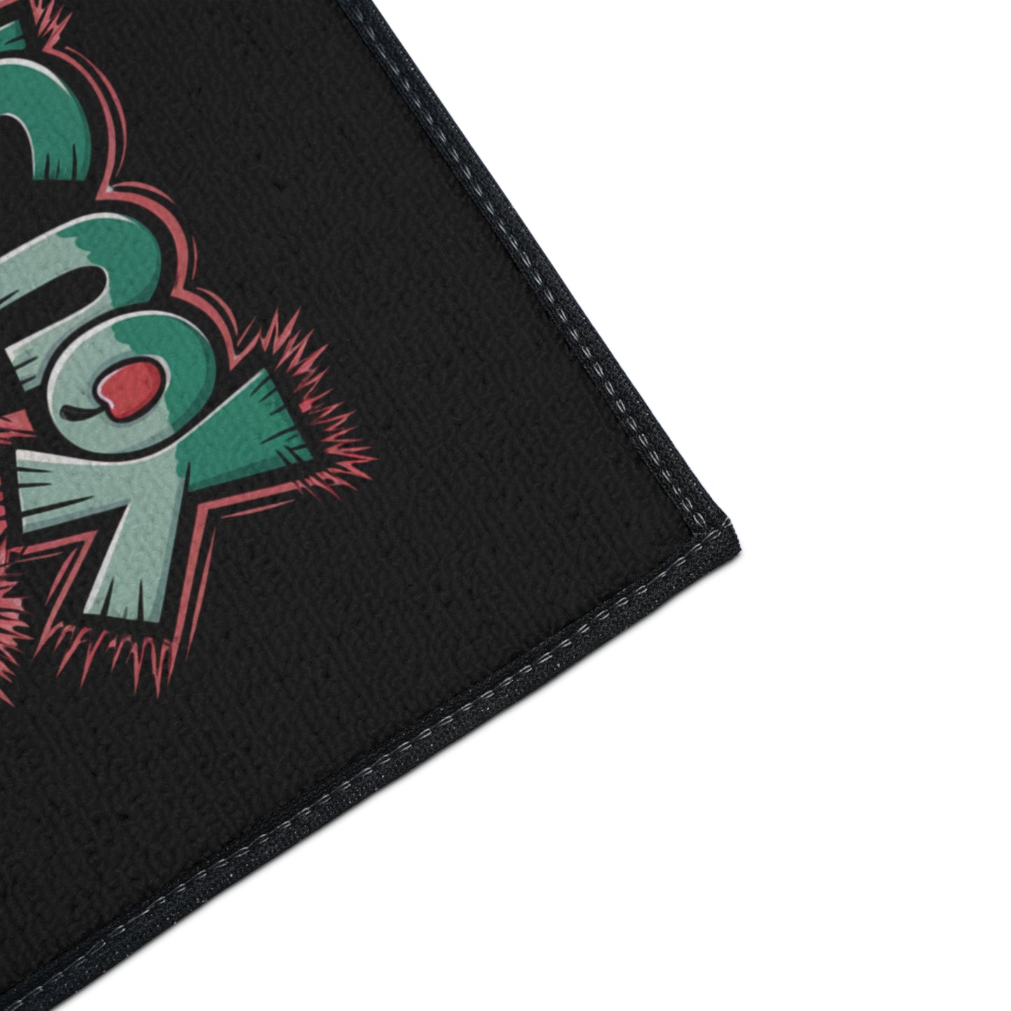 Floor Mat - Poison Apple 'An Apple a Day You Say' Fun Design