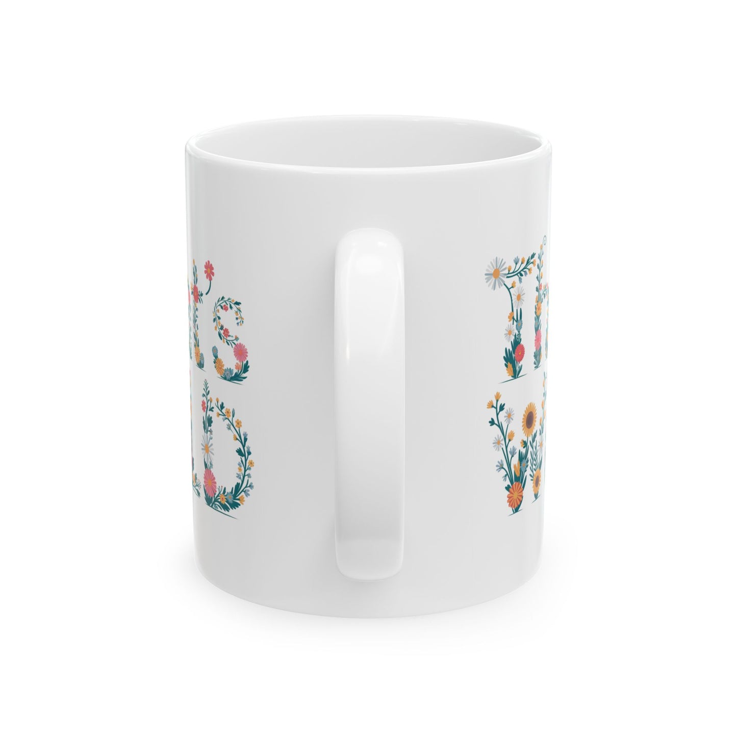 That’s Wild Floral Mug | Cottagecore Coffee Cup | Boho Botanical Mug Gift | Funny Plant Lover Mug | 11oz & 15oz Ceramic Tea Mug