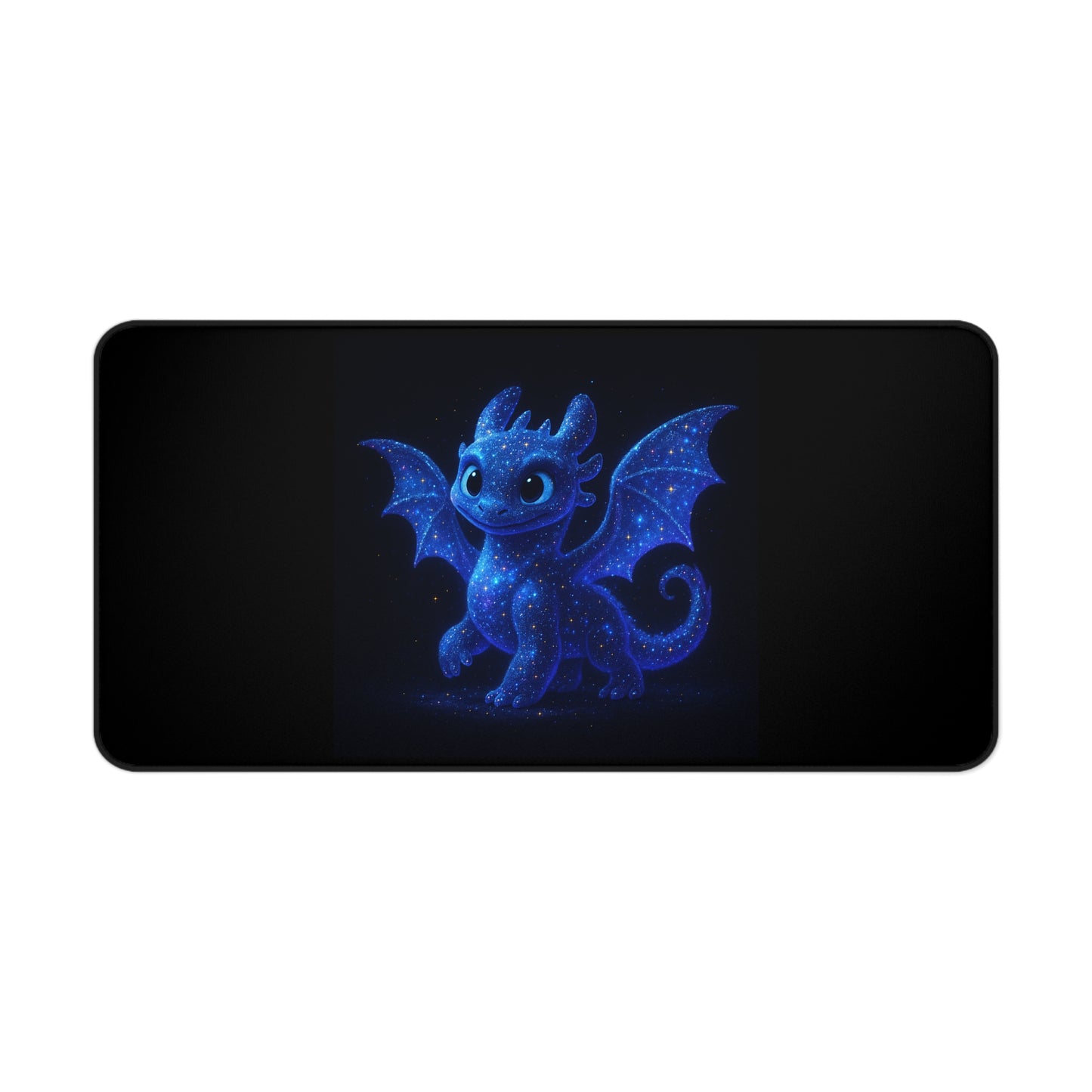 Galaxy Dragon Desk Mat | Cute Fantasy XL Mouse Pad | Kawaii Gaming Mat | Celestial Desk Decor | Gift for Gamers & Dragon Lovers