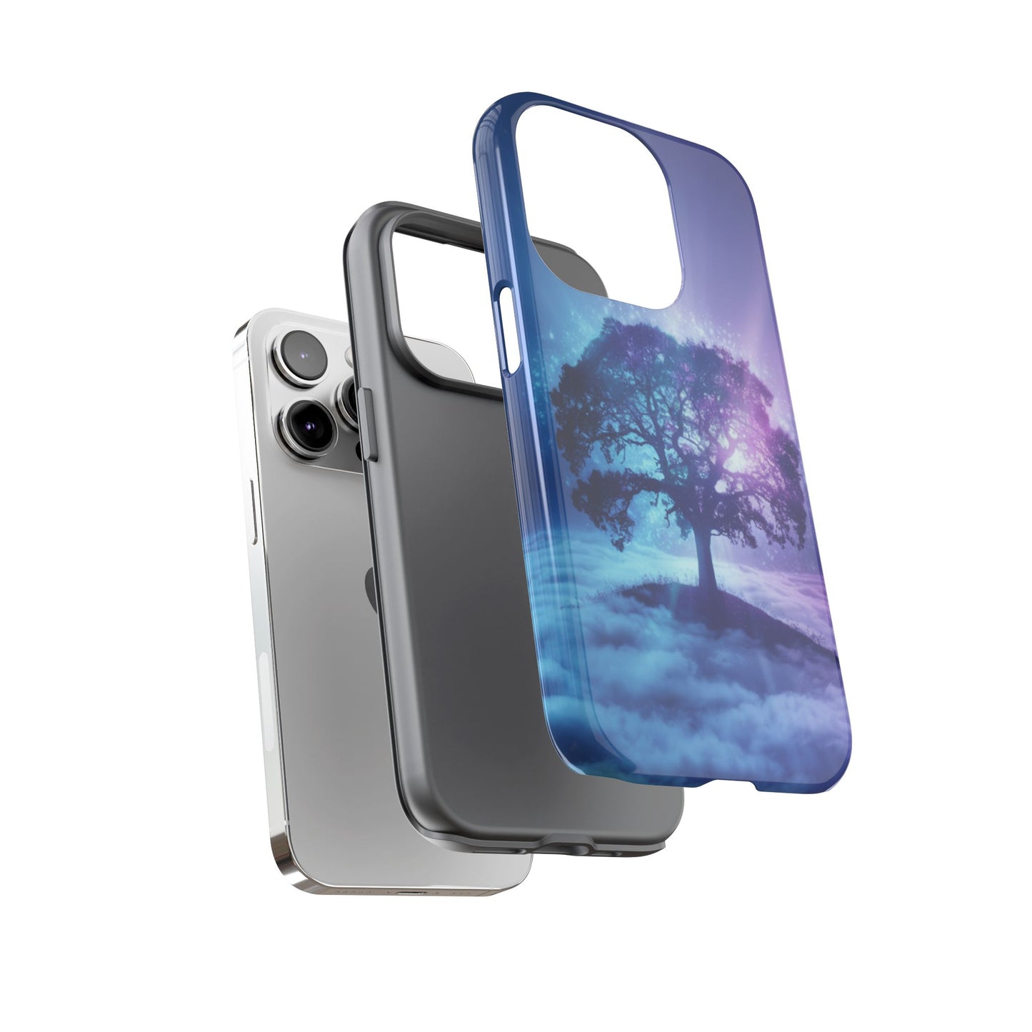 iPhone Case with Dreamy Tree Design