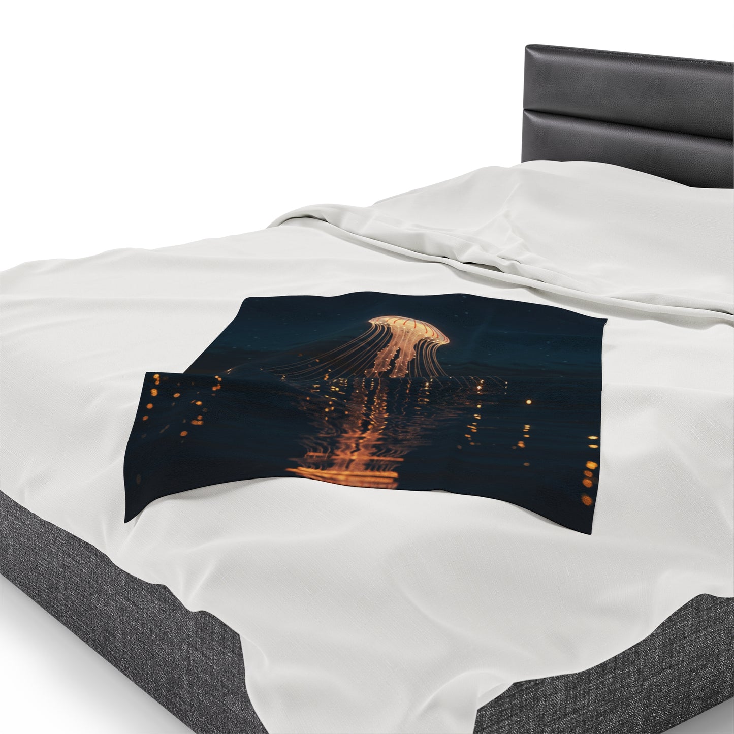 Plush Blanket - Jellyfish Lake Design