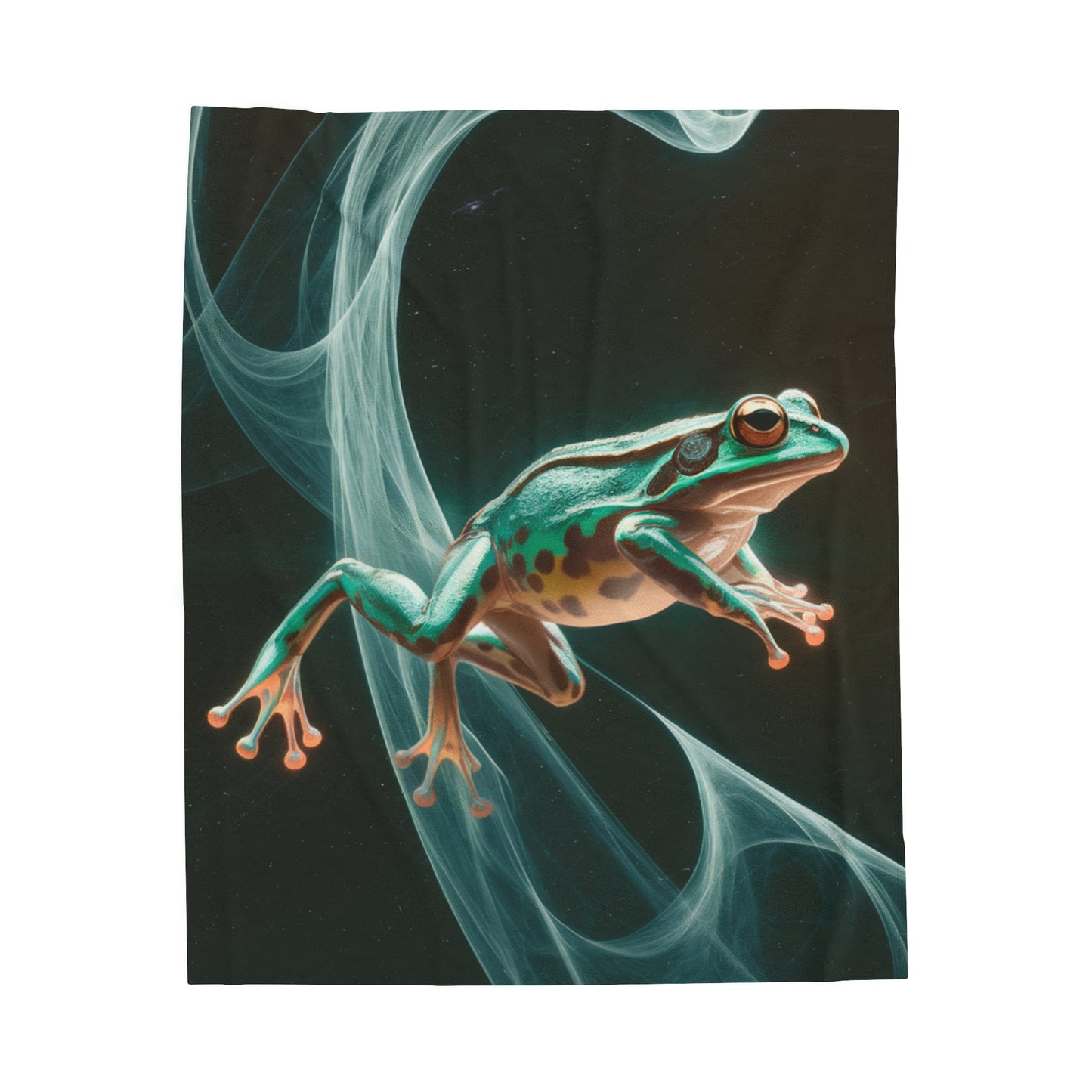 Plush Blanket - Fun Frog Design