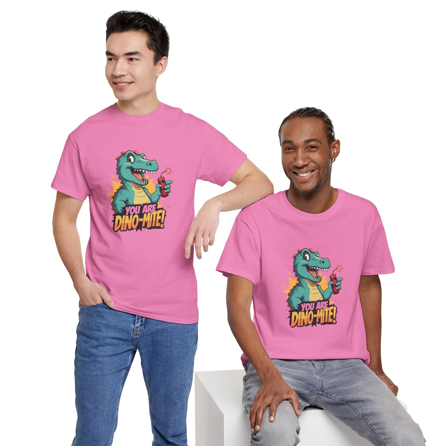 You Are Dino-Mite T-Shirt – Funny Dinosaur Graphic Tee | Cute T-Rex Shirt for Kids & Adults | Unisex Dino Lover Gift | Explosion Design