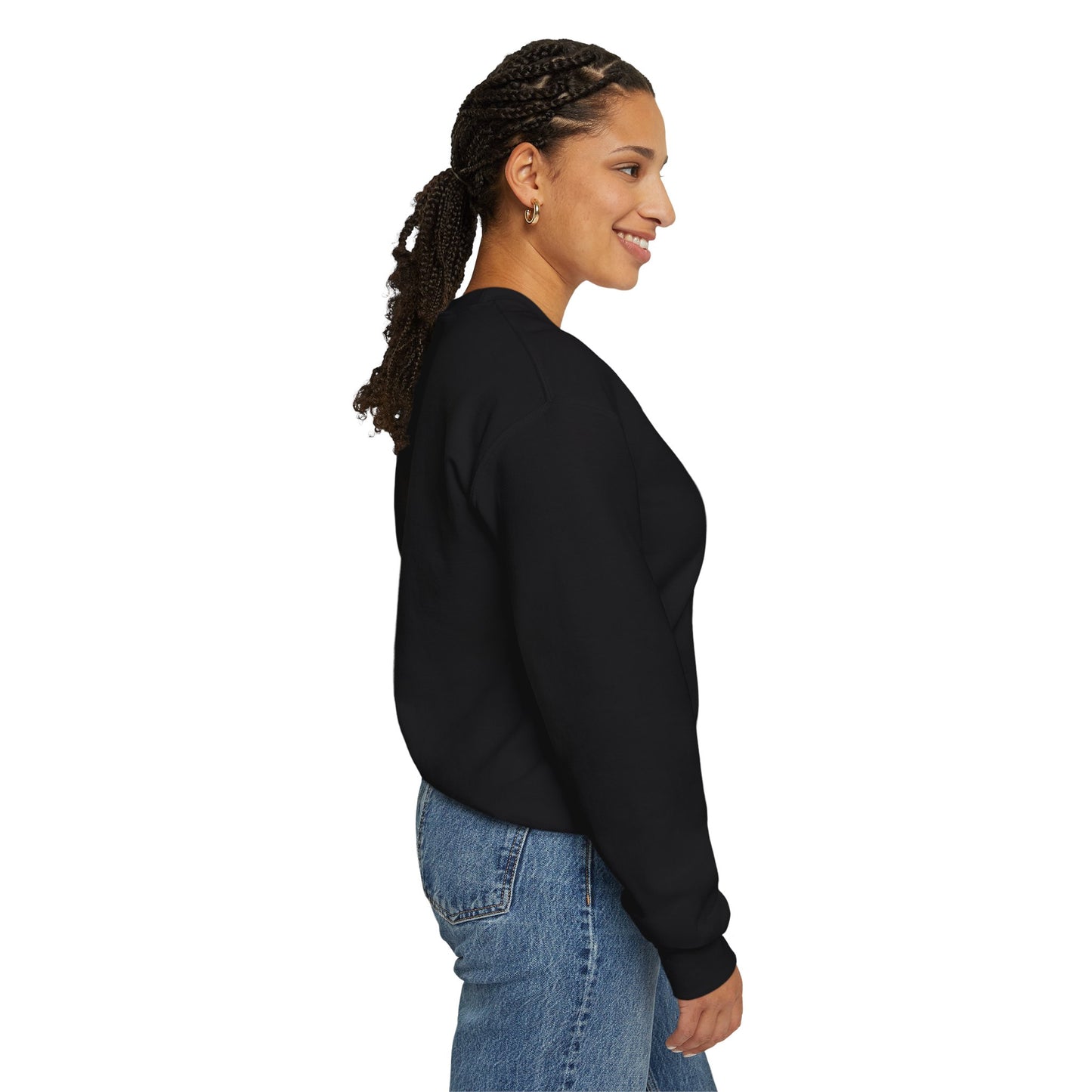 Thankful Peaceful Sweatshirt, Inspirational Quote Crewneck, Positive Message Sweater, Gratitude Gift, Cozy Faith Based Pullover