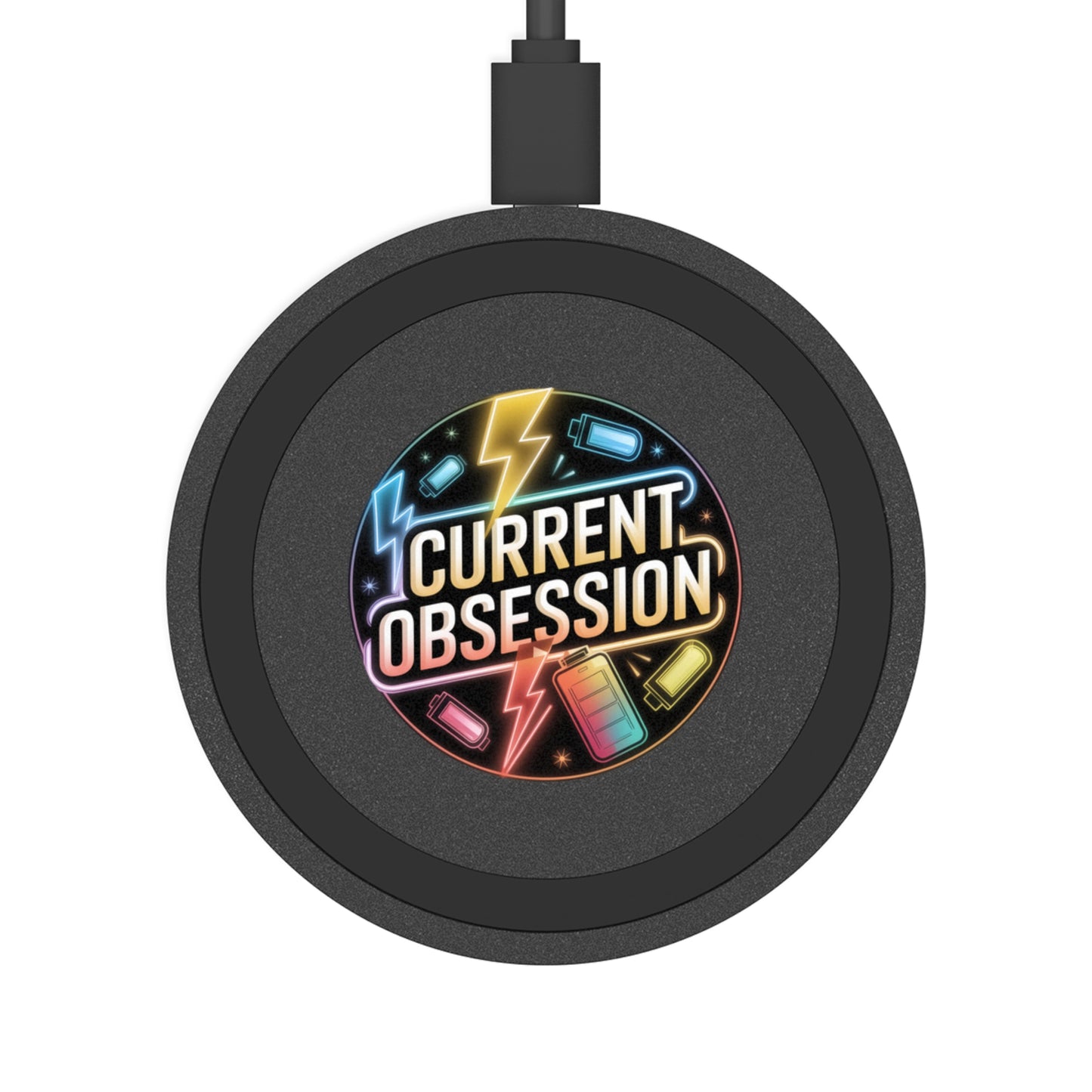 Wireless Charging Pad, Fun Quake Current Obsession Tech Gift, Charger Station