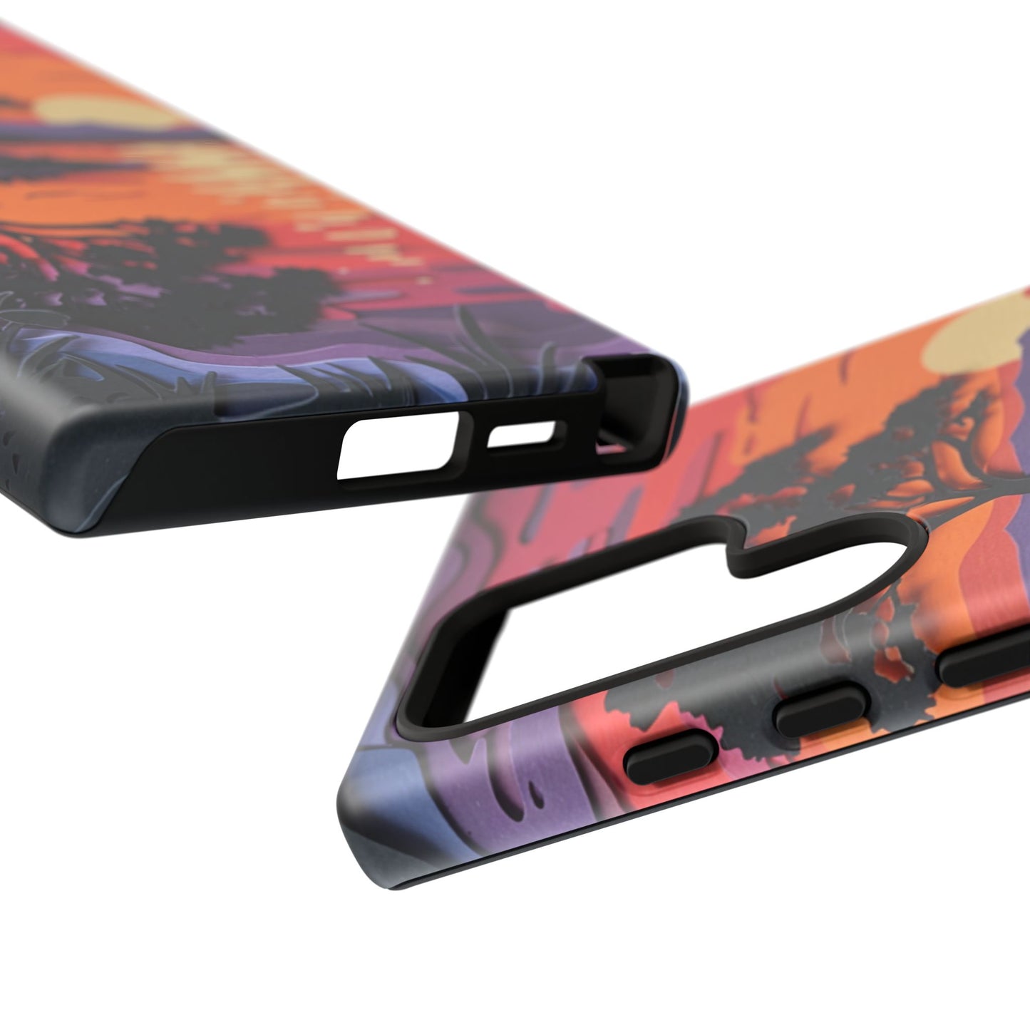 Samsung Galaxy Case - Colorful Paper Art Sunset