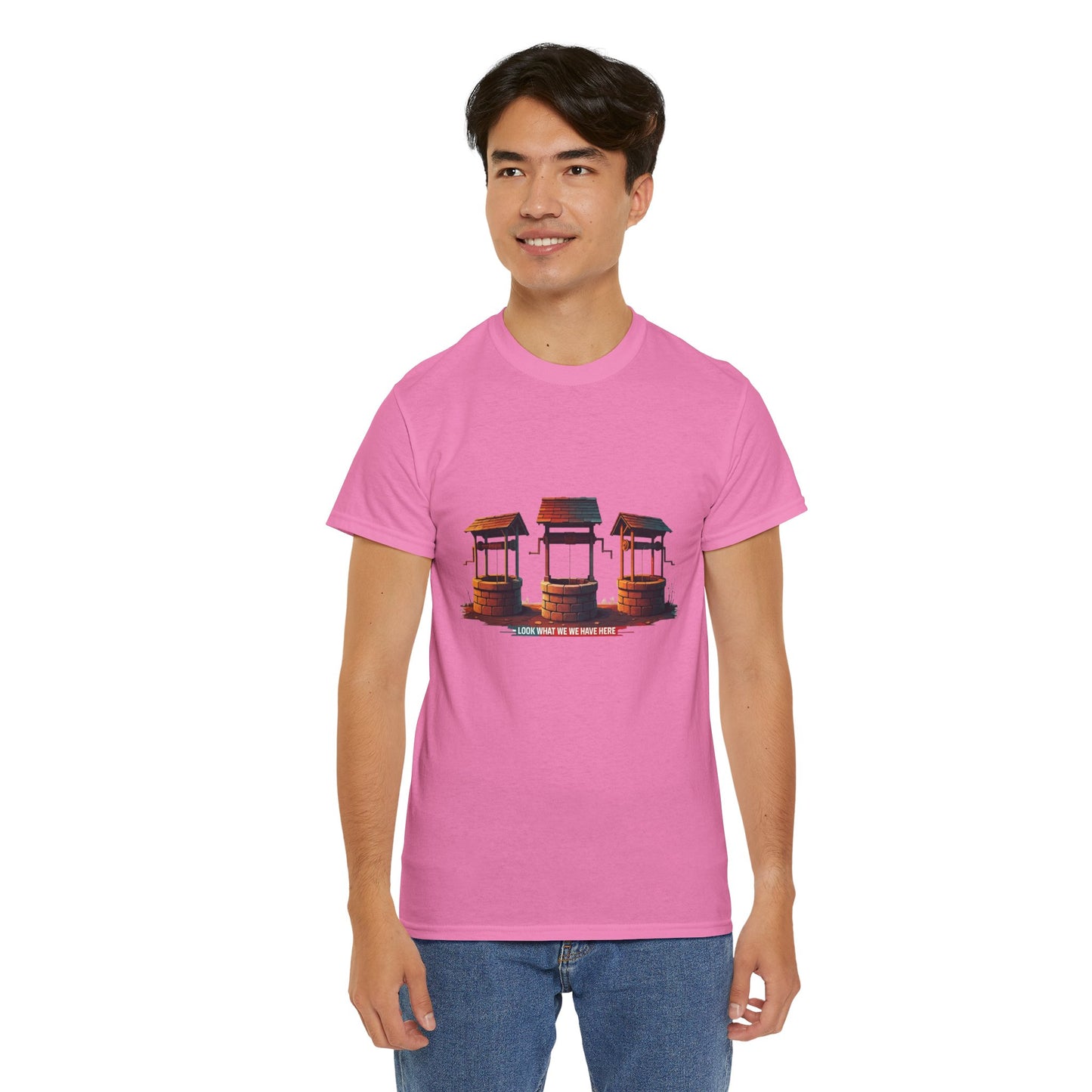 Funny “Well Well Well” T-Shirt • Pun Graphic Tee with Wishing Wells • Retro Vintage Humor Shirt • Gift for Pun Lovers & Joke Fans