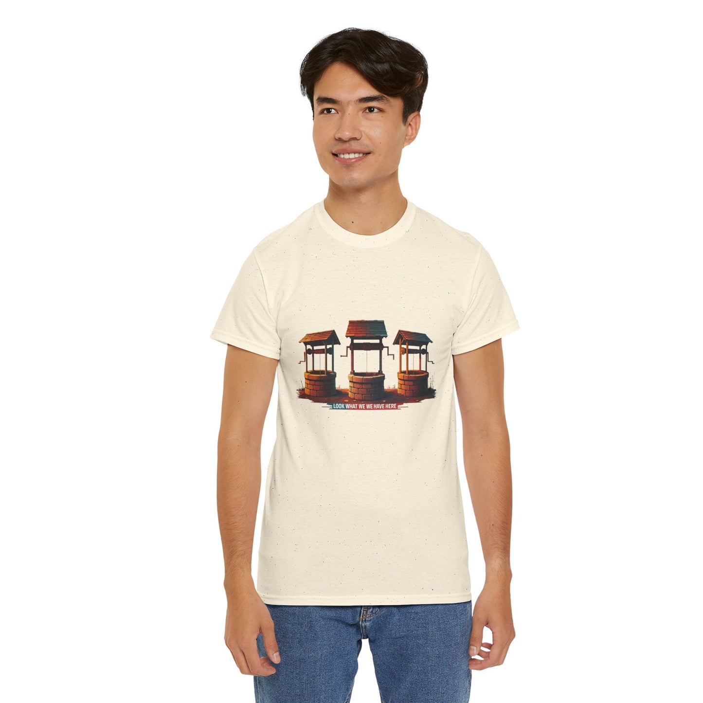 Funny “Well Well Well” T-Shirt • Pun Graphic Tee with Wishing Wells • Retro Vintage Humor Shirt • Gift for Pun Lovers & Joke Fans