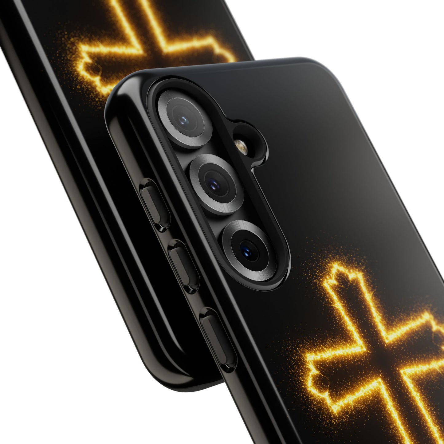 Glow-in-the-Dark Cross Samsung Phone Case - Tough Samsung Cases for Faithful Protection