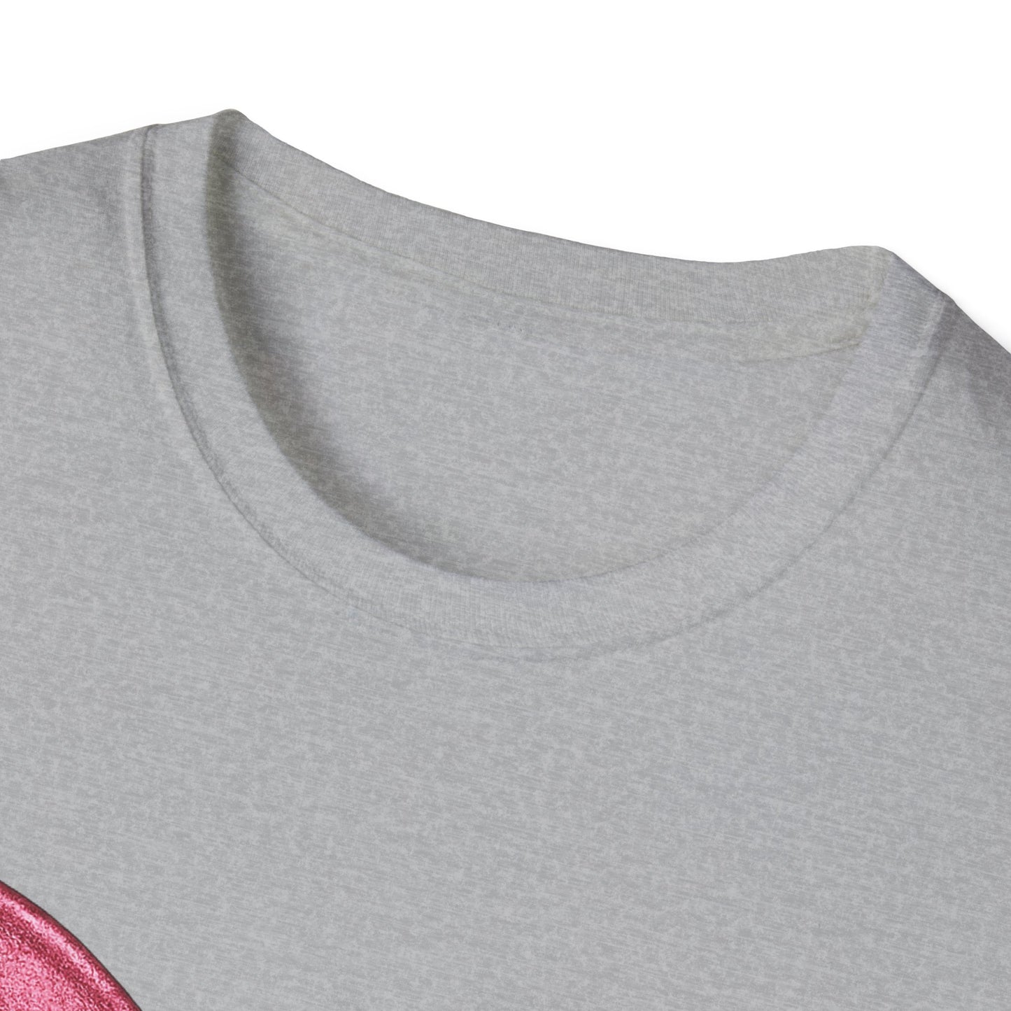 Metallic Burgundy Bow T-Shirt π | Elegant Cute Graphic Tee | Unisex Softstyle Shirt | Gift for Her, Aesthetic Outfit, Celebration Wear