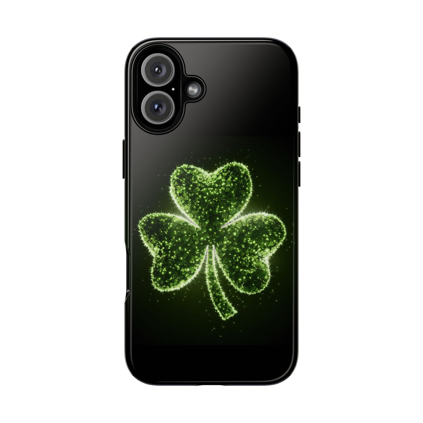 iPhone Tough Case - Shiny Shamrock Design