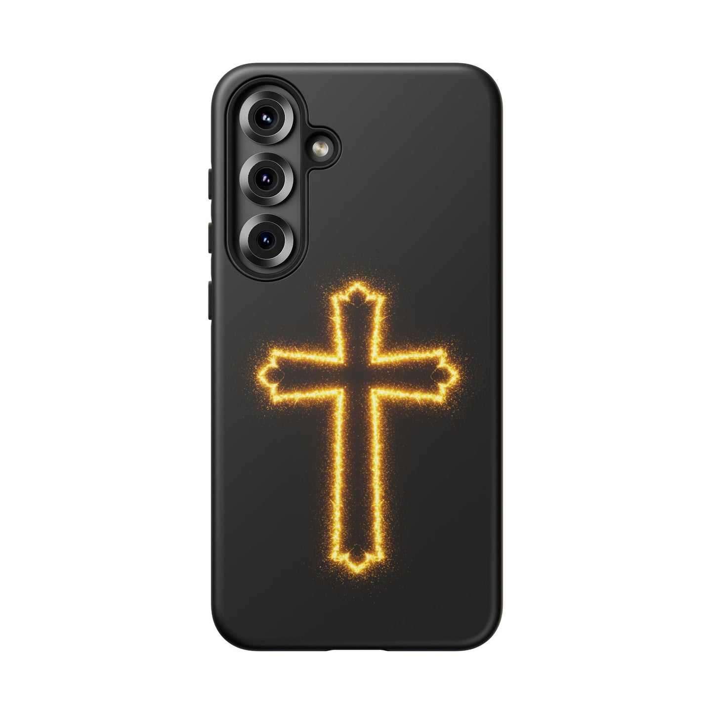 Glow-in-the-Dark Cross Samsung Phone Case - Tough Samsung Cases for Faithful Protection