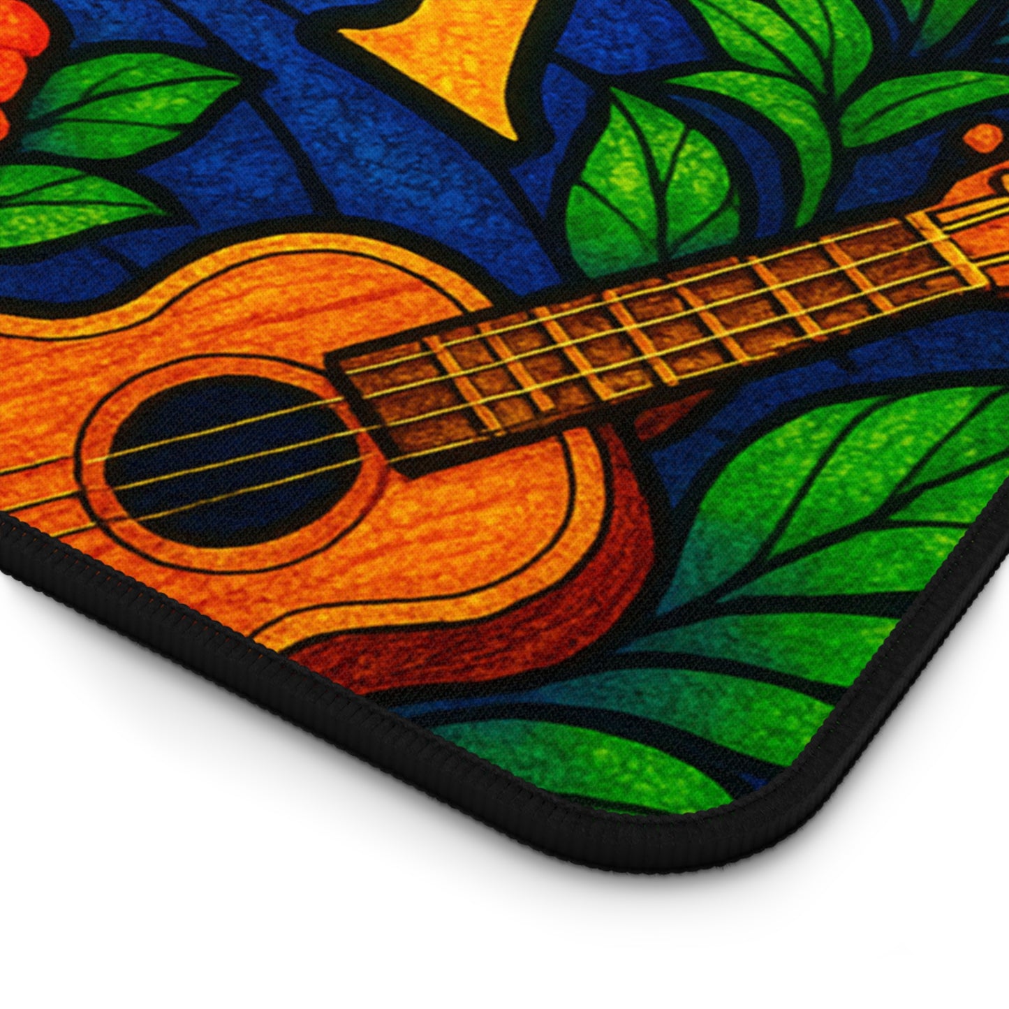 Ohana Desk Mat – Tropical Floral Mouse Pad, Hawaiian Office Decor, Extended Gaming Mat