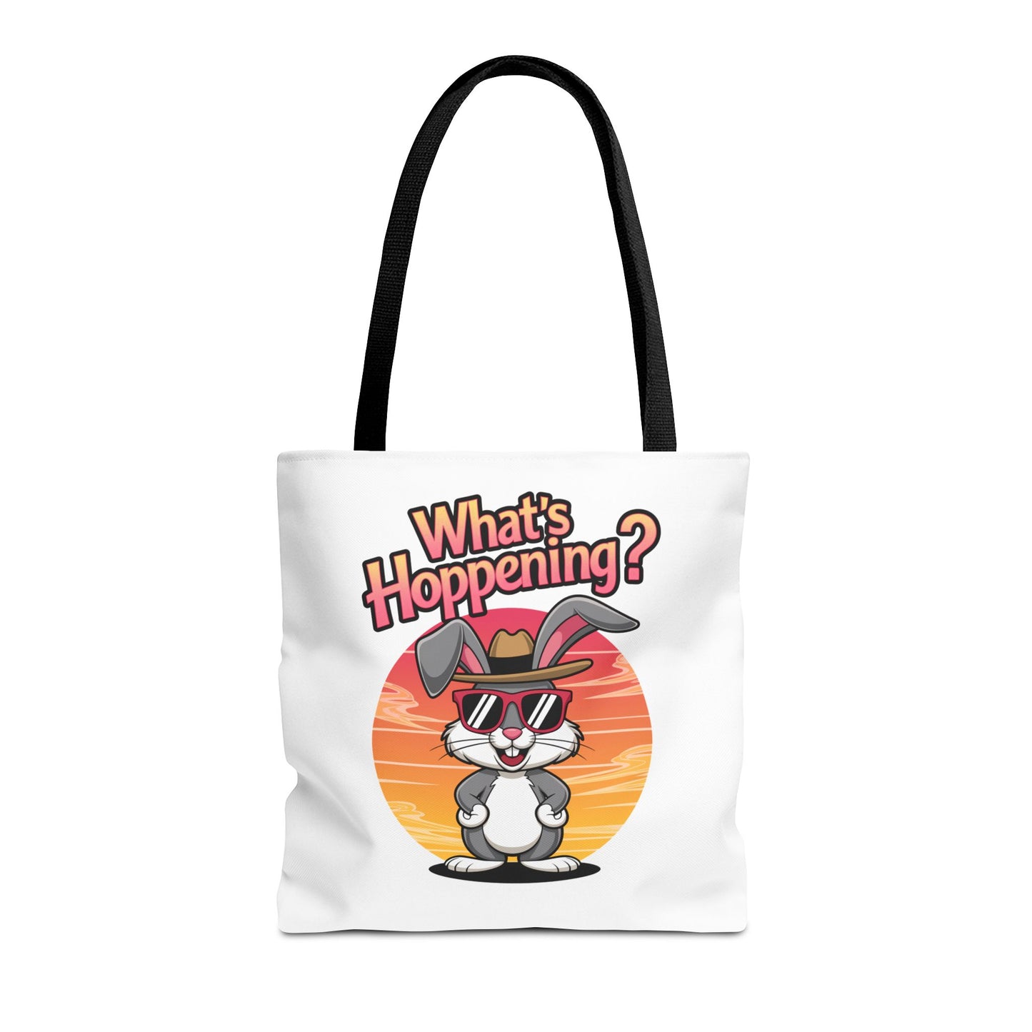 Bunny Tote Bag - 'What's Hoppening'