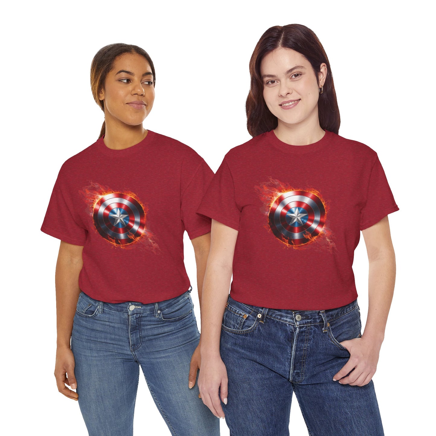 Captain America Flame Tee