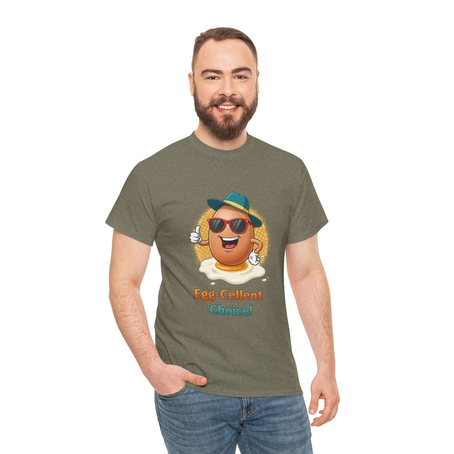 Funny Egg Shirt | Egg-Cellent Choice T-Shirt | Pun Food Tee | Breakfast Lover Gift | Cool Cartoon Egg Shirt | Dad Joke Shirt