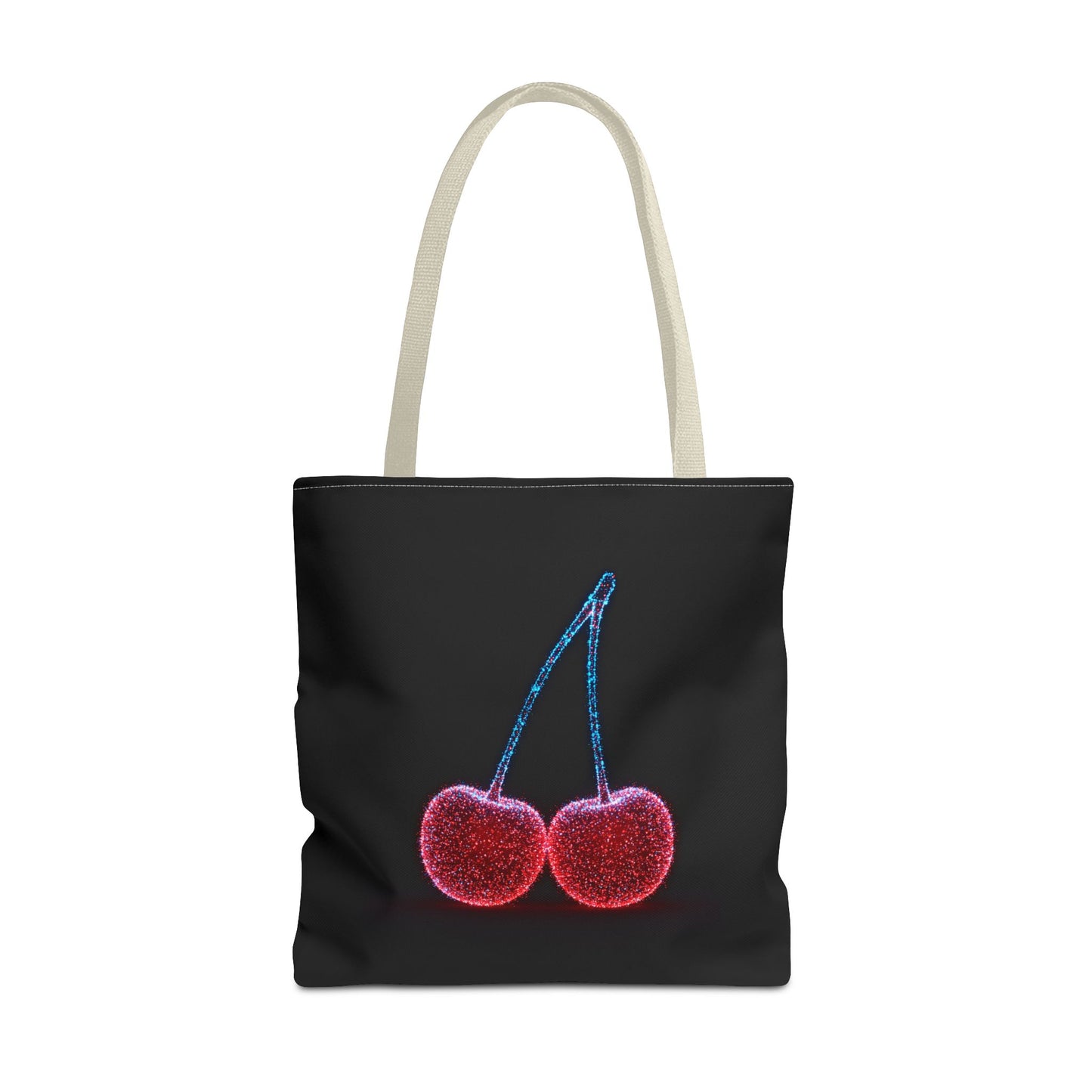 Sparkling Cherry Tote Bag Reusable Bag Shopping Bag Cherry Bag Reusable Tote
