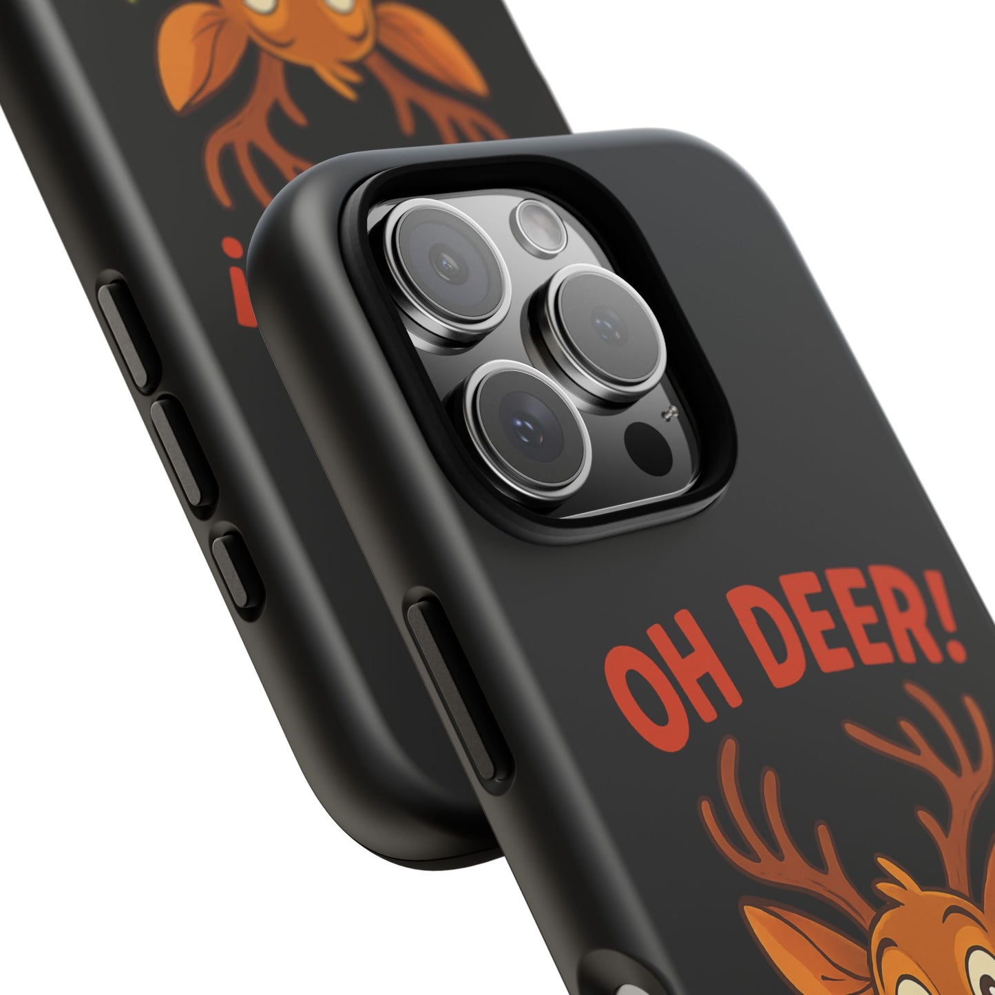 iPhone Case - Startled Deer 'Oh Deer' Nature Lover Phone Case Funny iPhone Accessory