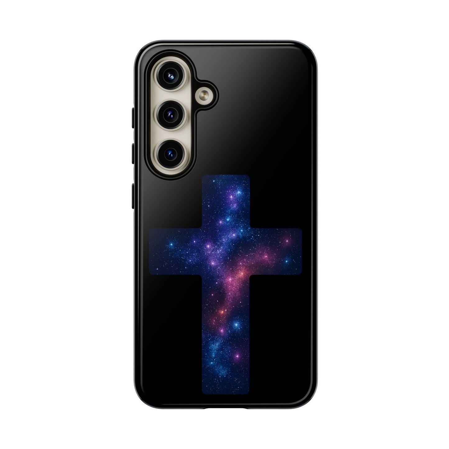 Samsung Phone Case - Galactic Cross Case Christian Phone Case Spiritual Samsung Case Religious Accessory Gift for Believers