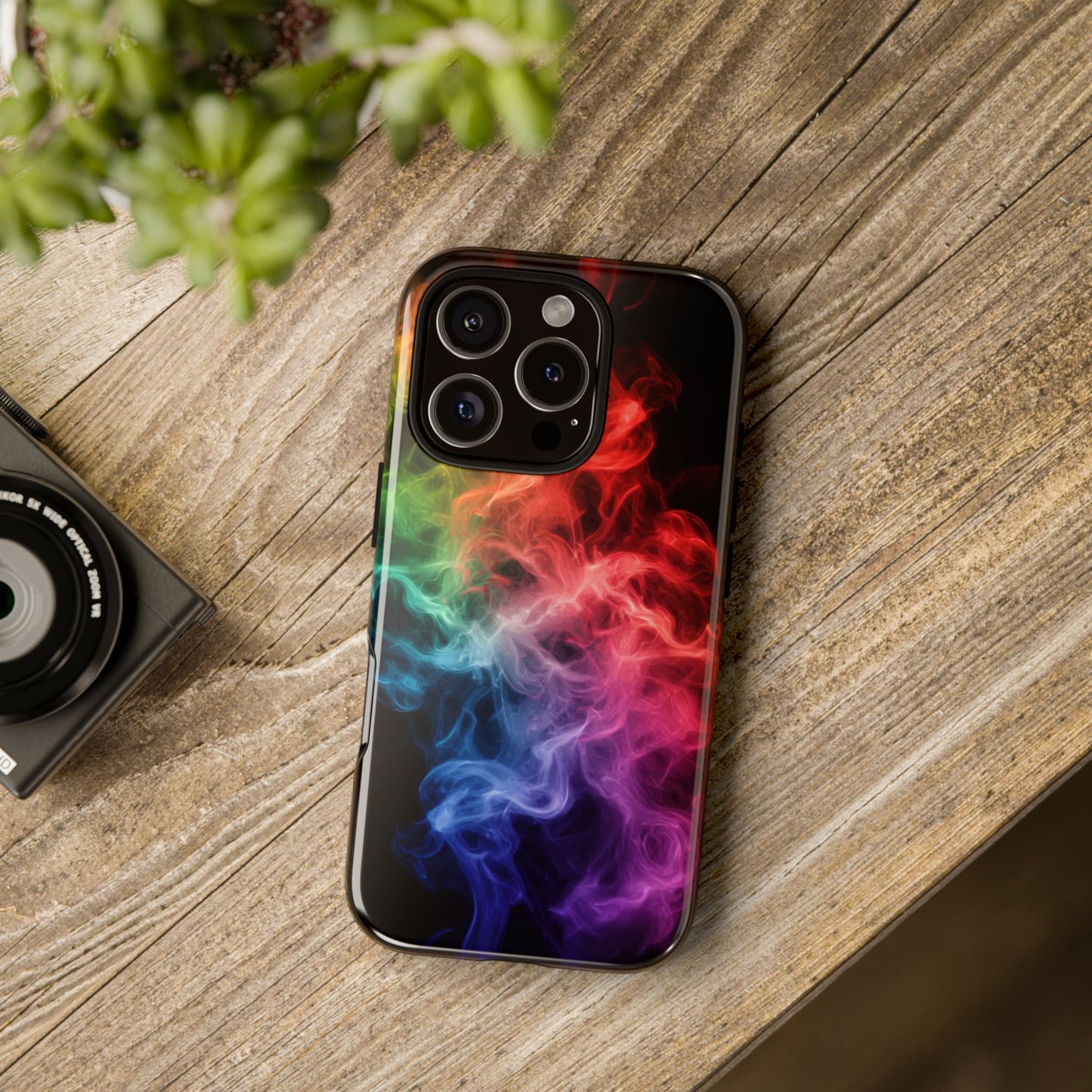 iPhone Case - Colorful Smoke Design