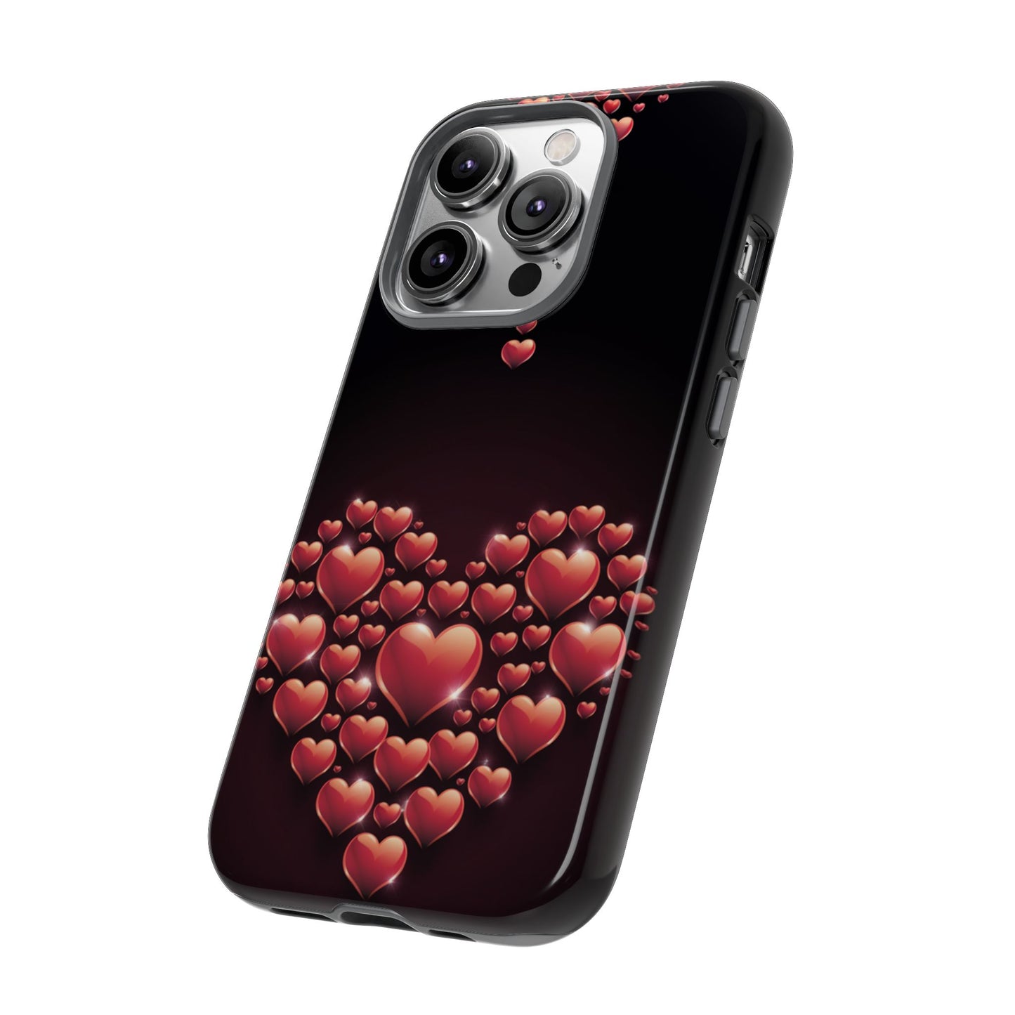 iPhone Case - Heart Made Out of Hearts Design