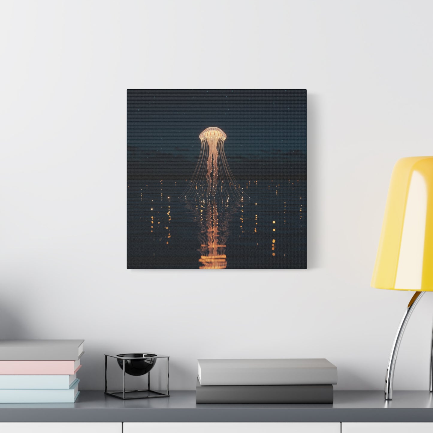 Canvas Art, Jellyfish Emerging from a Lake