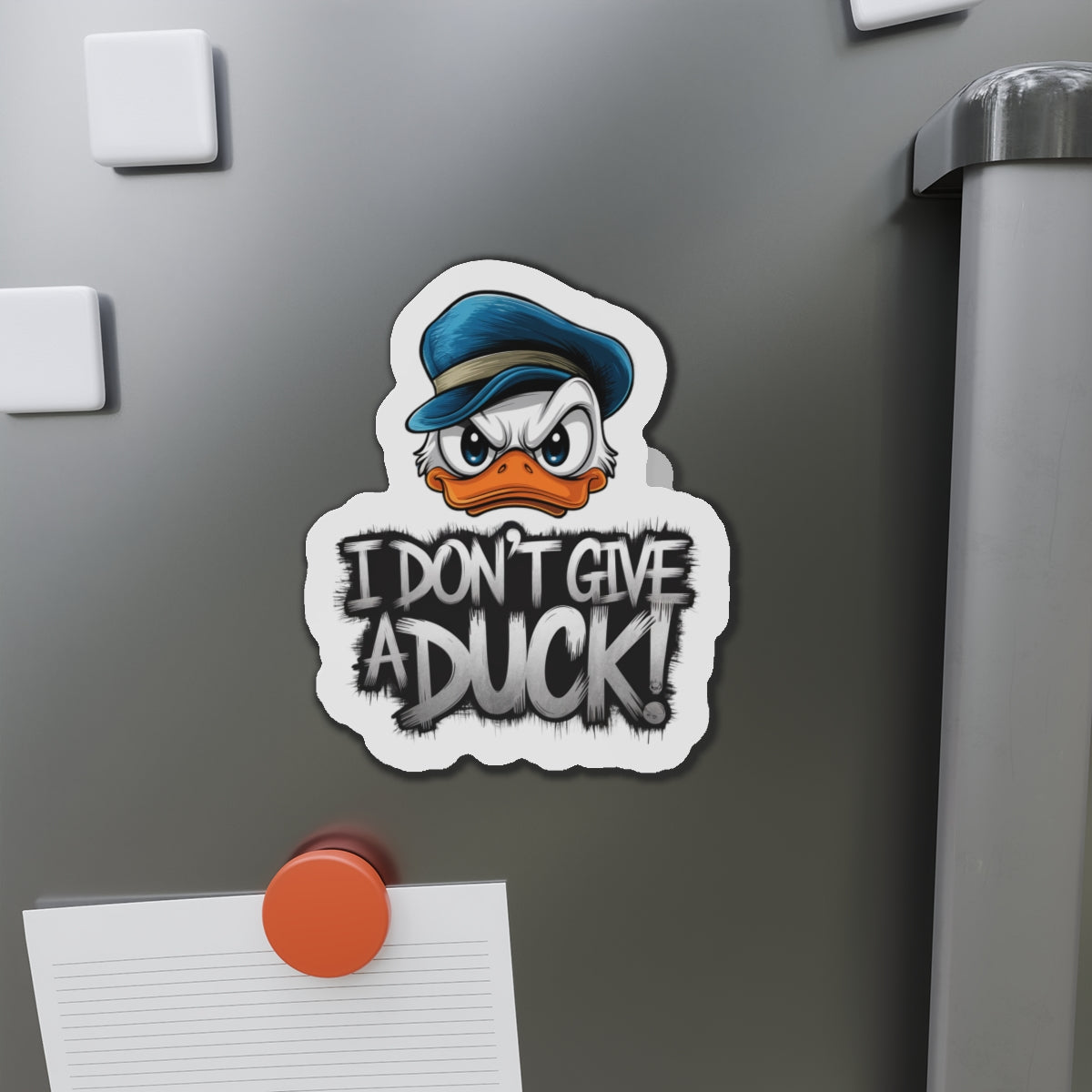Angry Duck Die-Cut Magnet Fridge Magnet Kitchen Decor Refrigerator Art