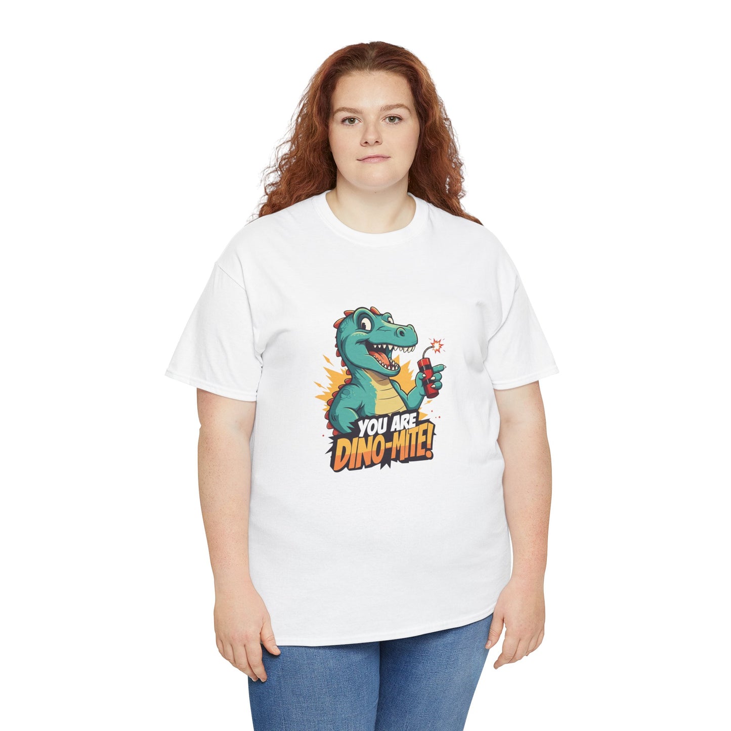 You Are Dino-Mite T-Shirt – Funny Dinosaur Graphic Tee | Cute T-Rex Shirt for Kids & Adults | Unisex Dino Lover Gift | Explosion Design