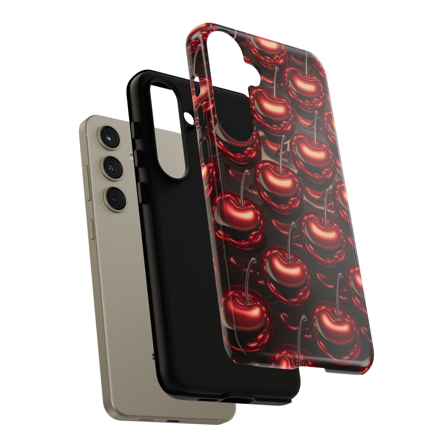 Phone Case - Shiny Cherries Design for Samsung Galaxy