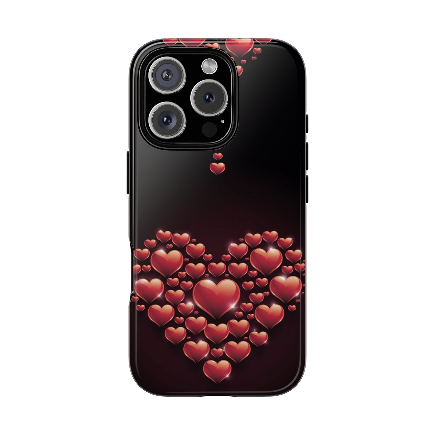 iPhone Case - Heart Made Out of Hearts Design