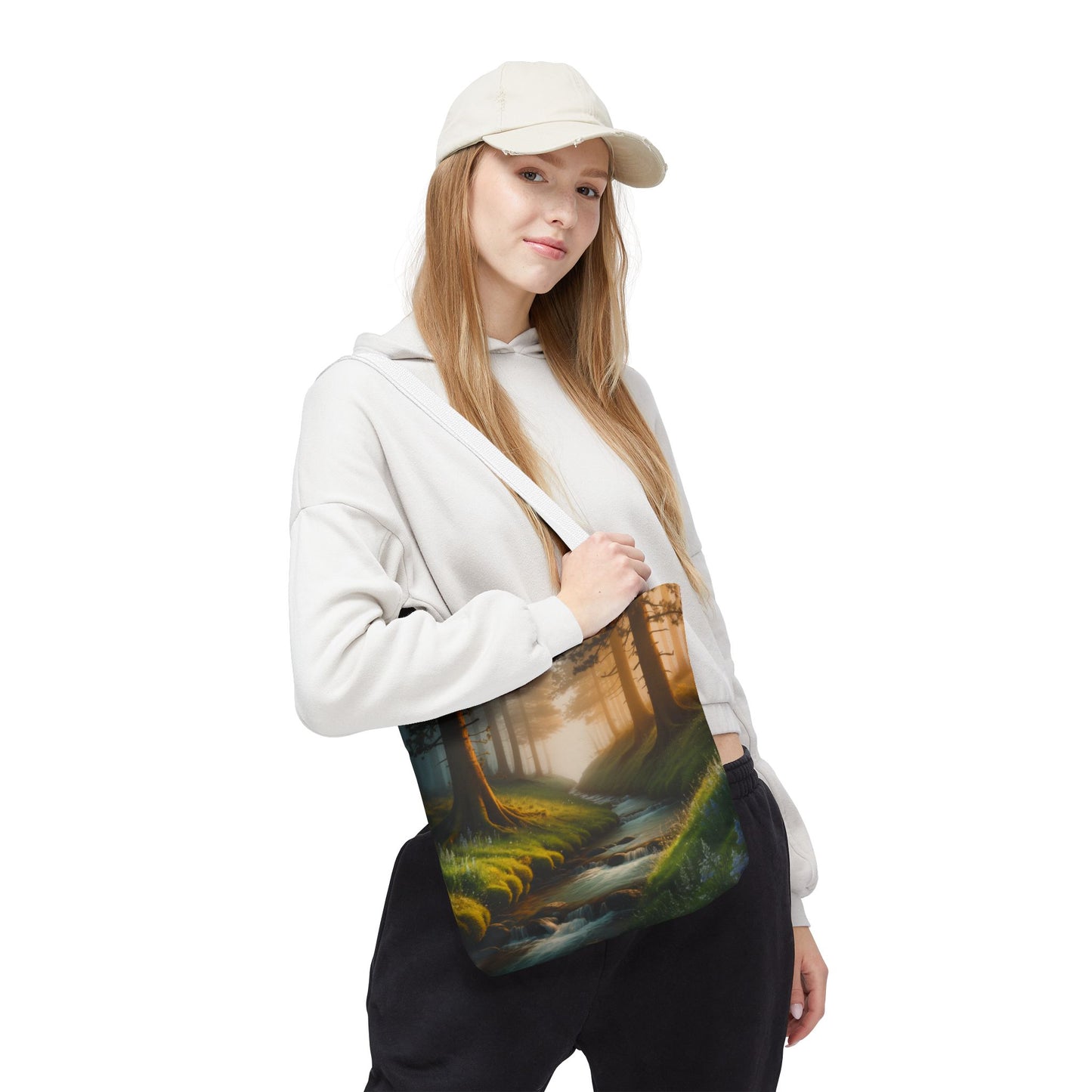 Nature Stream Tote Bag Shopping Bag Reusable Tote Nature Bag
