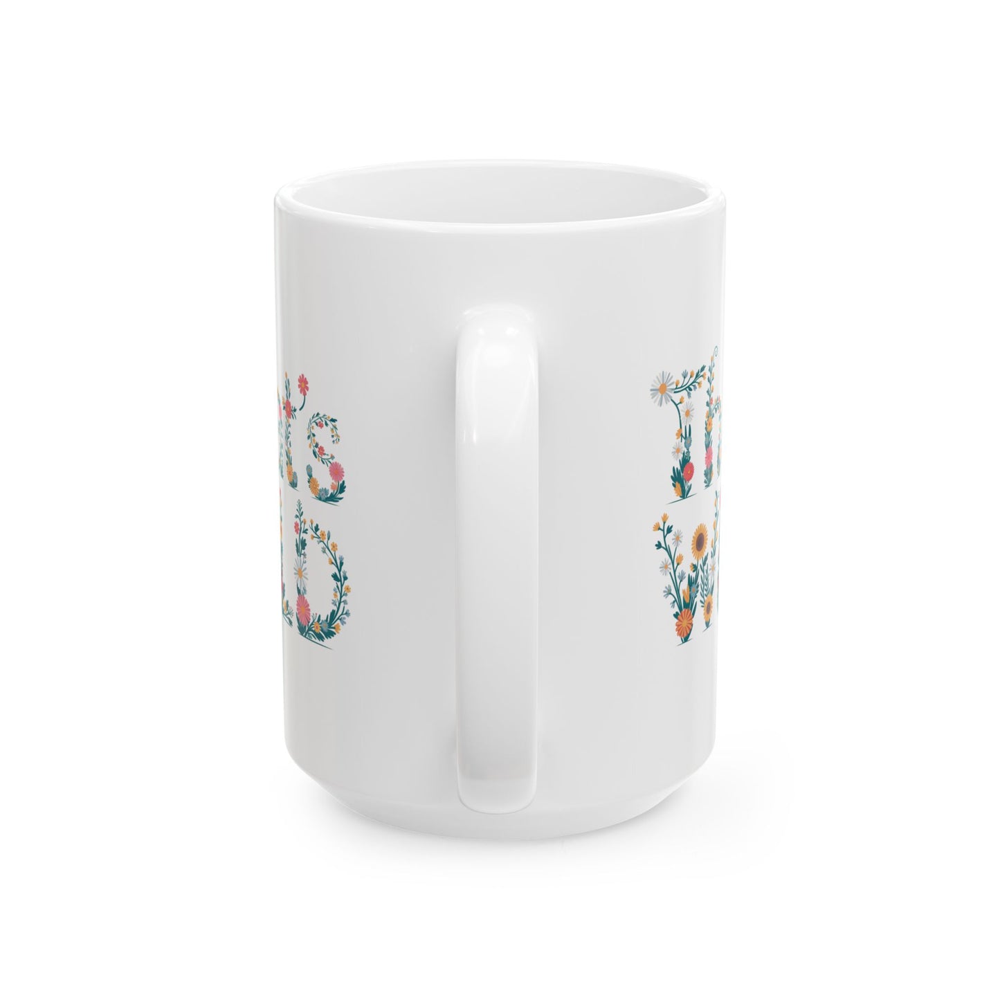That’s Wild Floral Mug | Cottagecore Coffee Cup | Boho Botanical Mug Gift | Funny Plant Lover Mug | 11oz & 15oz Ceramic Tea Mug