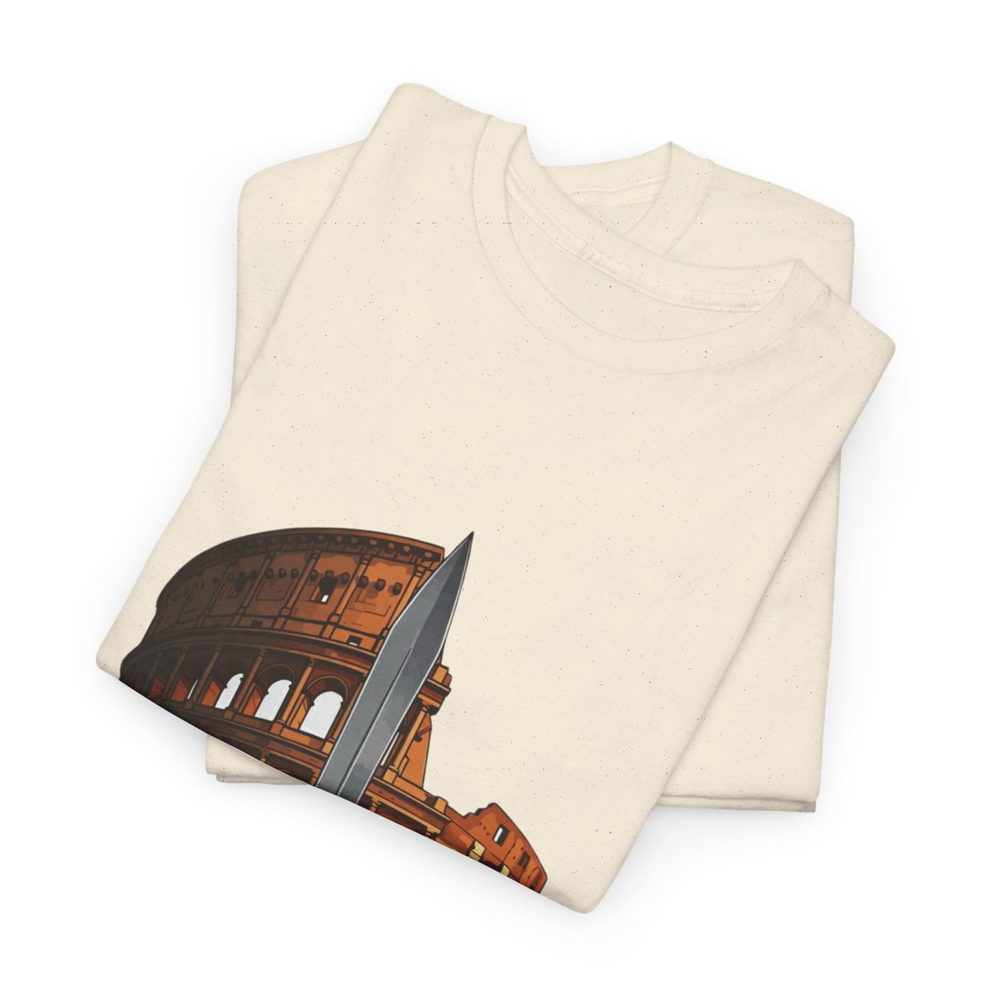Strength & Honor Gladiator Shirt – Roman Colosseum Sword Graphic Tee – Ancient Rome History T-Shirt for Gladiator & Travel Fans