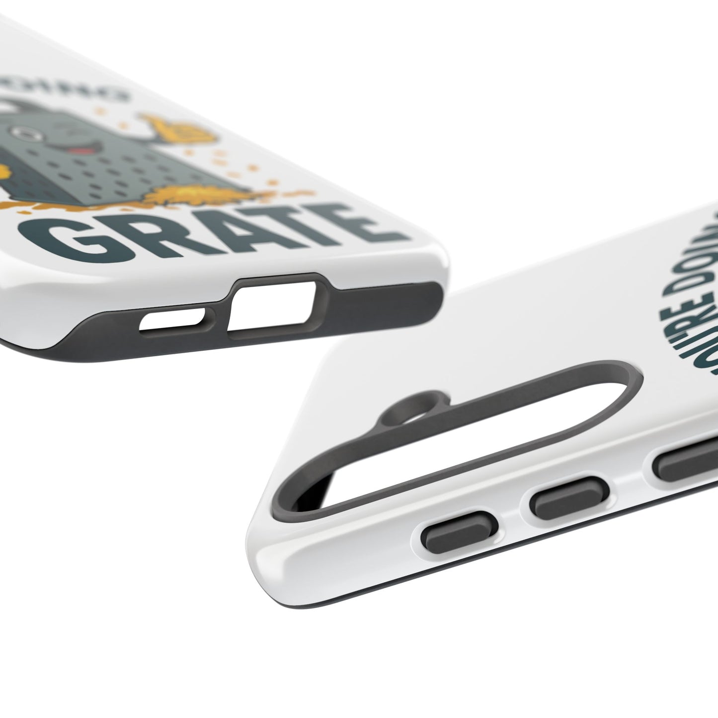 Samsung Tough Case - 'You're Doing Grate' Cheese Grater Design Phone Case for Chefs Foodie Accessory