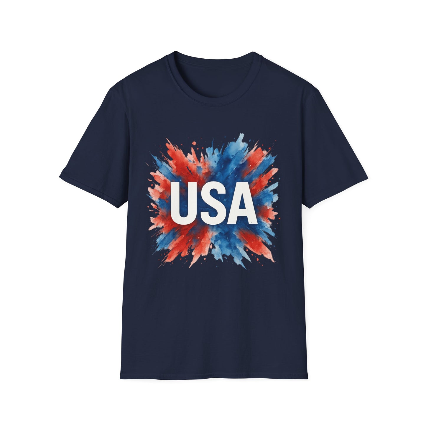 Watercolor USA T-Shirt Unisex | Red White Blue Shirt | Patriotic Graphic Tee | July 4th Shirt | Independence Day Tee | American Flag Shirt