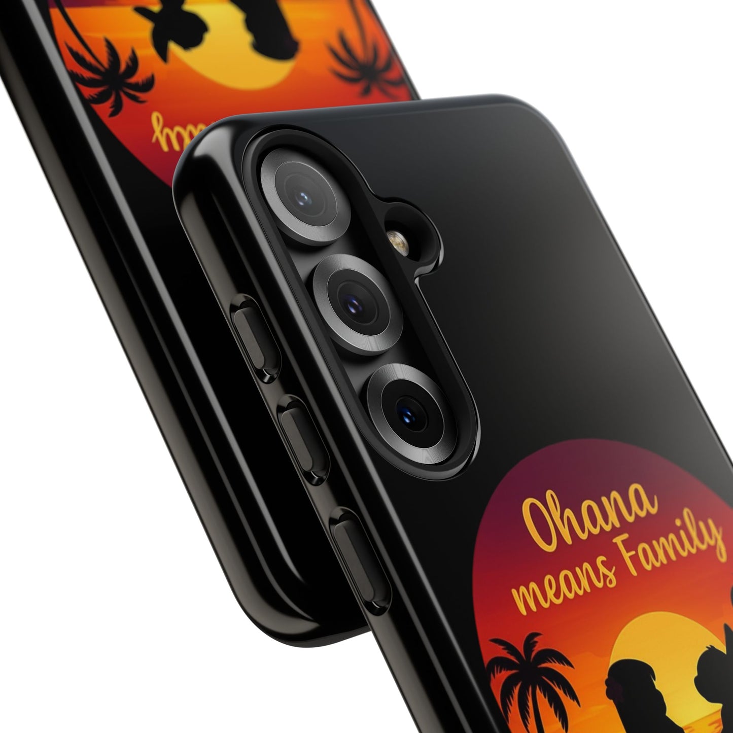 Ohana Means Family Samsung Case – Cute Hawaii Sunset Phone Cover – Lilo and Stitch-Inspired Gift – Protective Case for Galaxy S Series