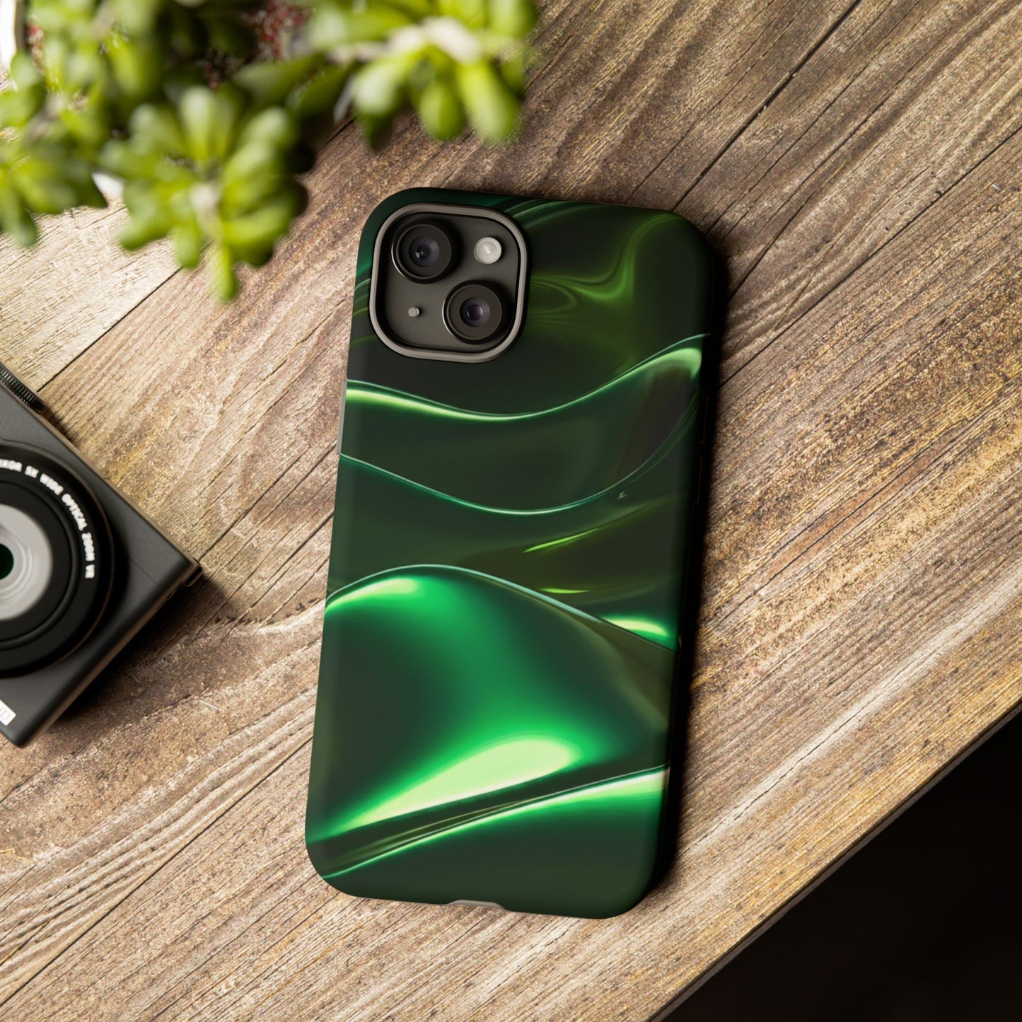 iPhone Case - Fluid Metallic Design