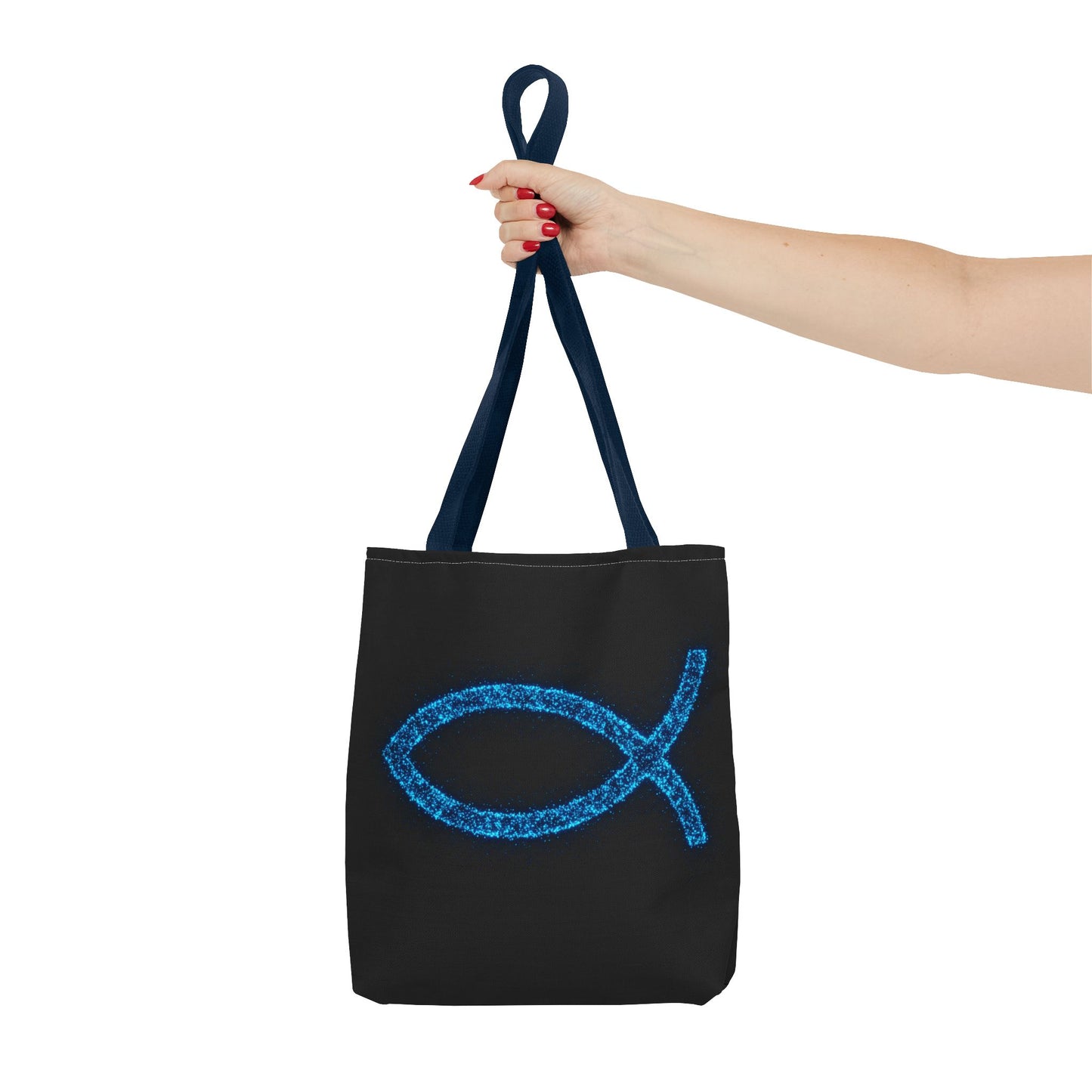 Sparkling Fish Symbol Tote Bag - Inspirational Vibes