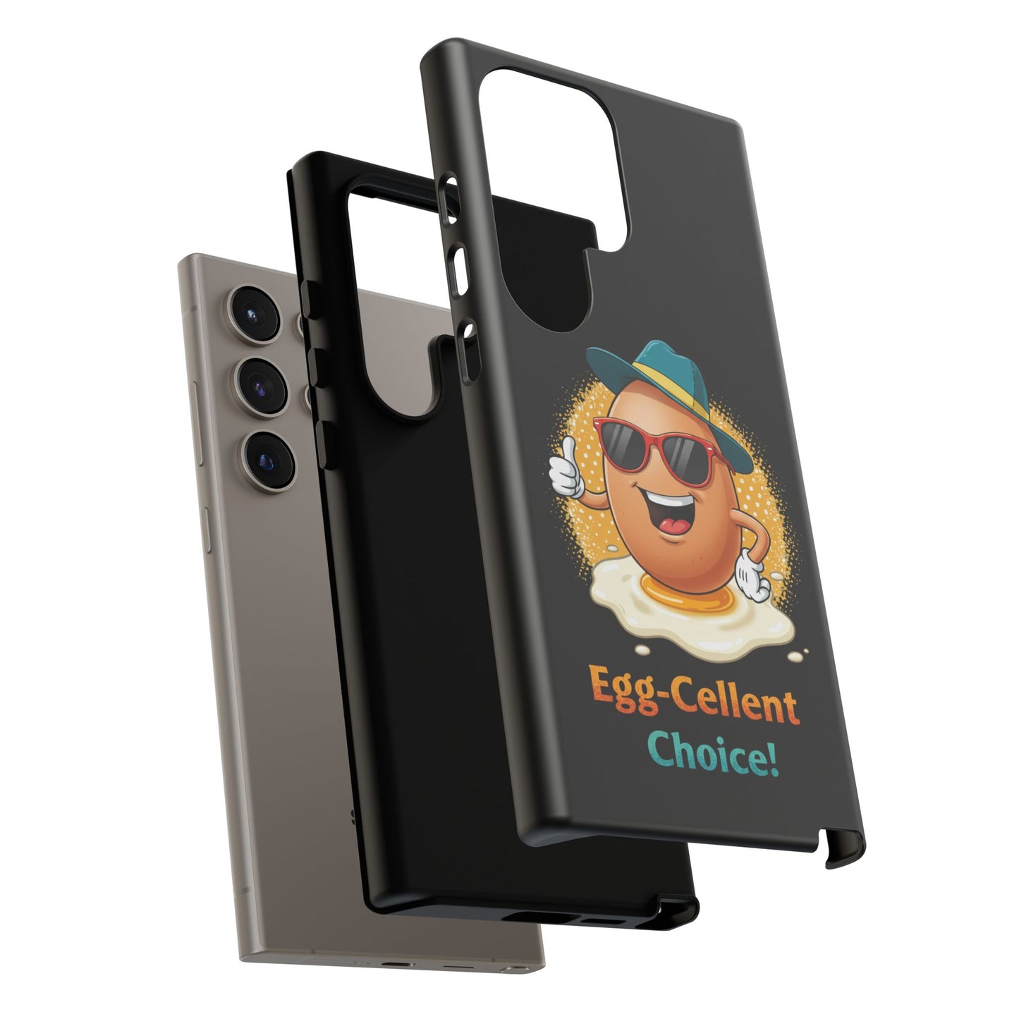 Samsung Phone Case - Egg-Cellent Choice Pun Design