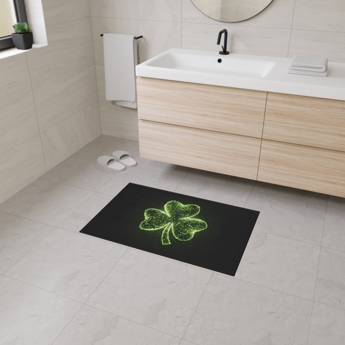 Floor Mat - Shamrock Design