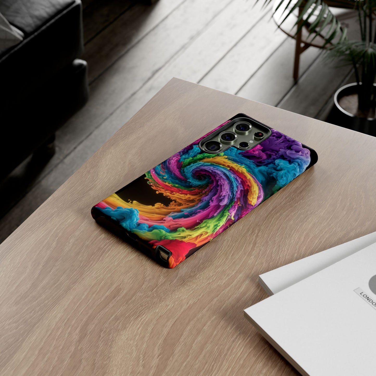 Phone Case - Colorful Swirl Design for Samsung Galaxy