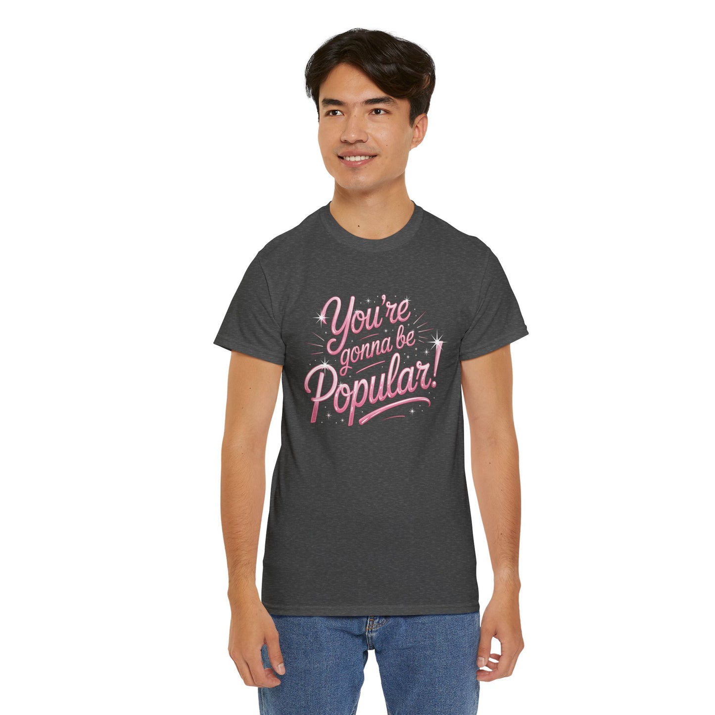 You’re Gonna Be Popular Wicked Musical Tee – Broadway Quote Shirt – Funny Retro Typography T-Shirt for Theatre Fans & Musical Lovers