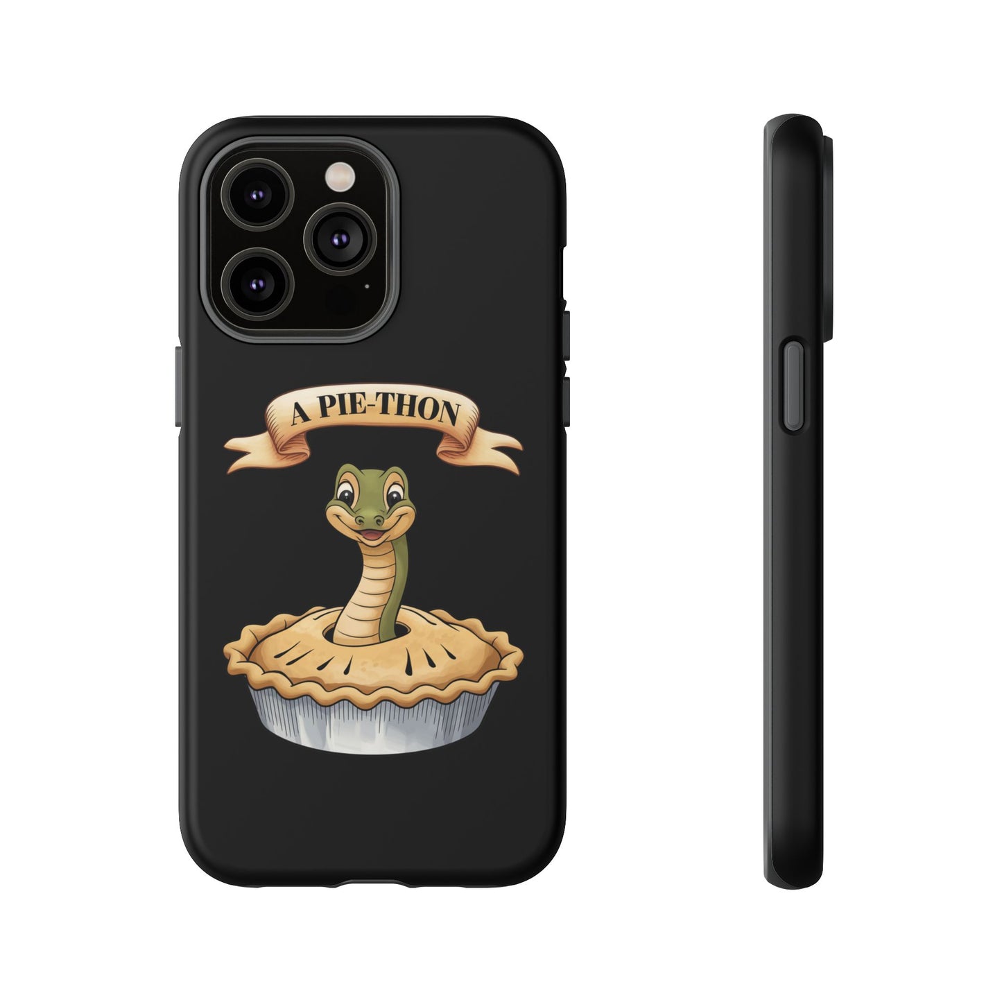 iPhone Case - 'Pie-Thon' Snake Pie Funny Tough Case