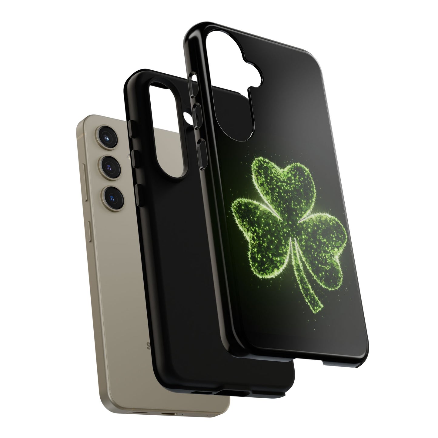 Phone Case - Shiny Shamrock Design for Samsung Galaxy