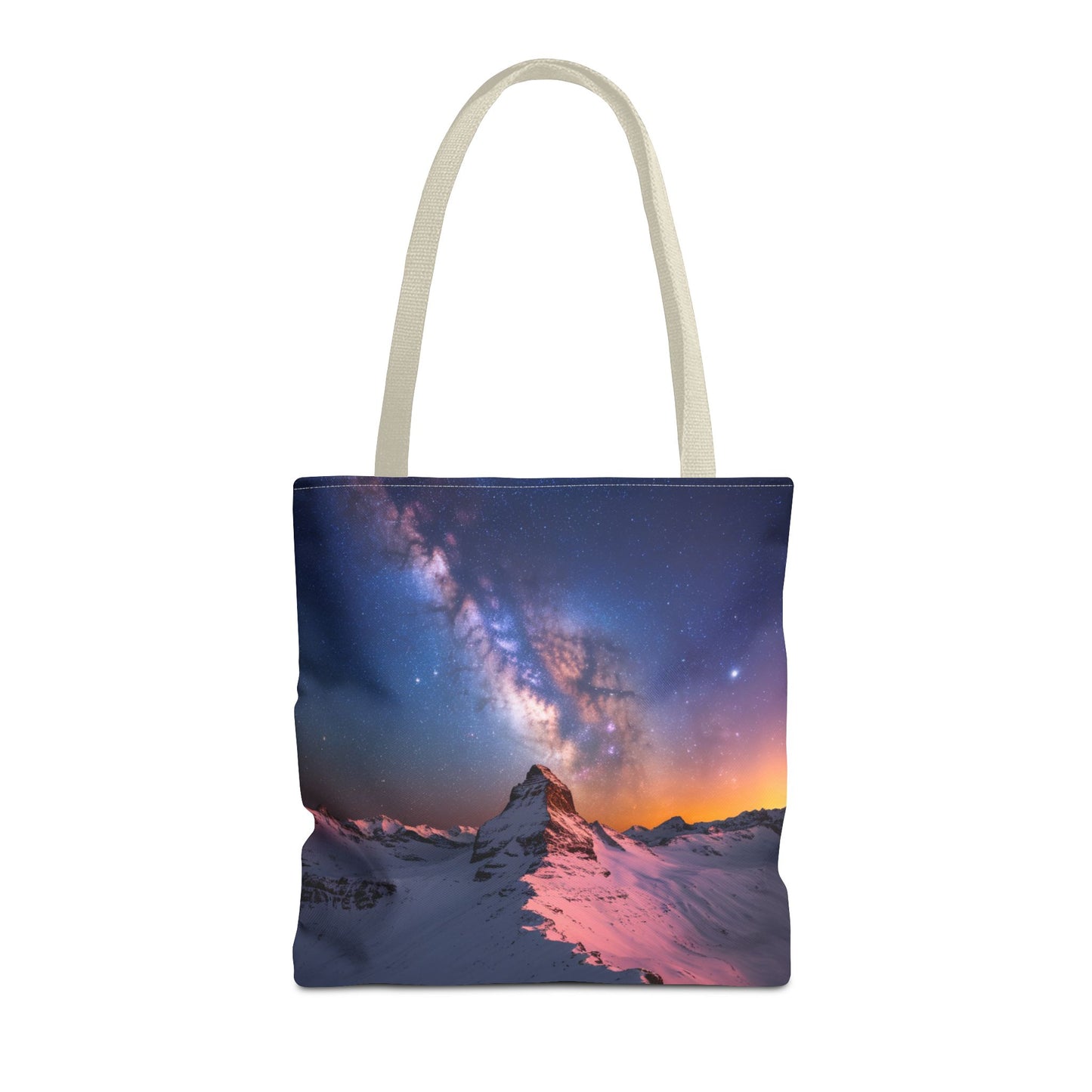 Stunning Mountain Galaxy Tote Bag - Nature Lover's Eco-Friendly Bag