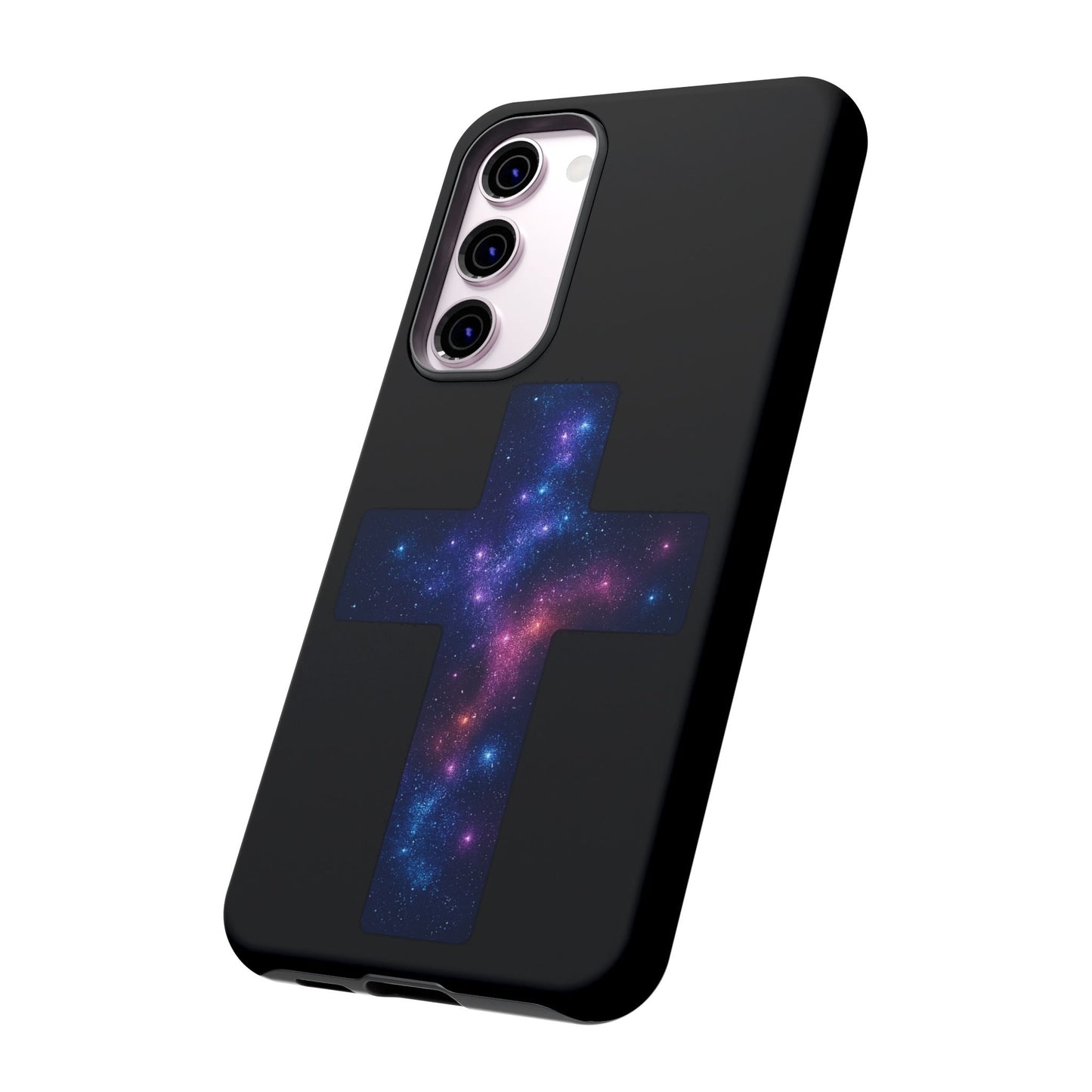 Samsung Phone Case - Galactic Cross Case Christian Phone Case Spiritual Samsung Case Religious Accessory Gift for Believers