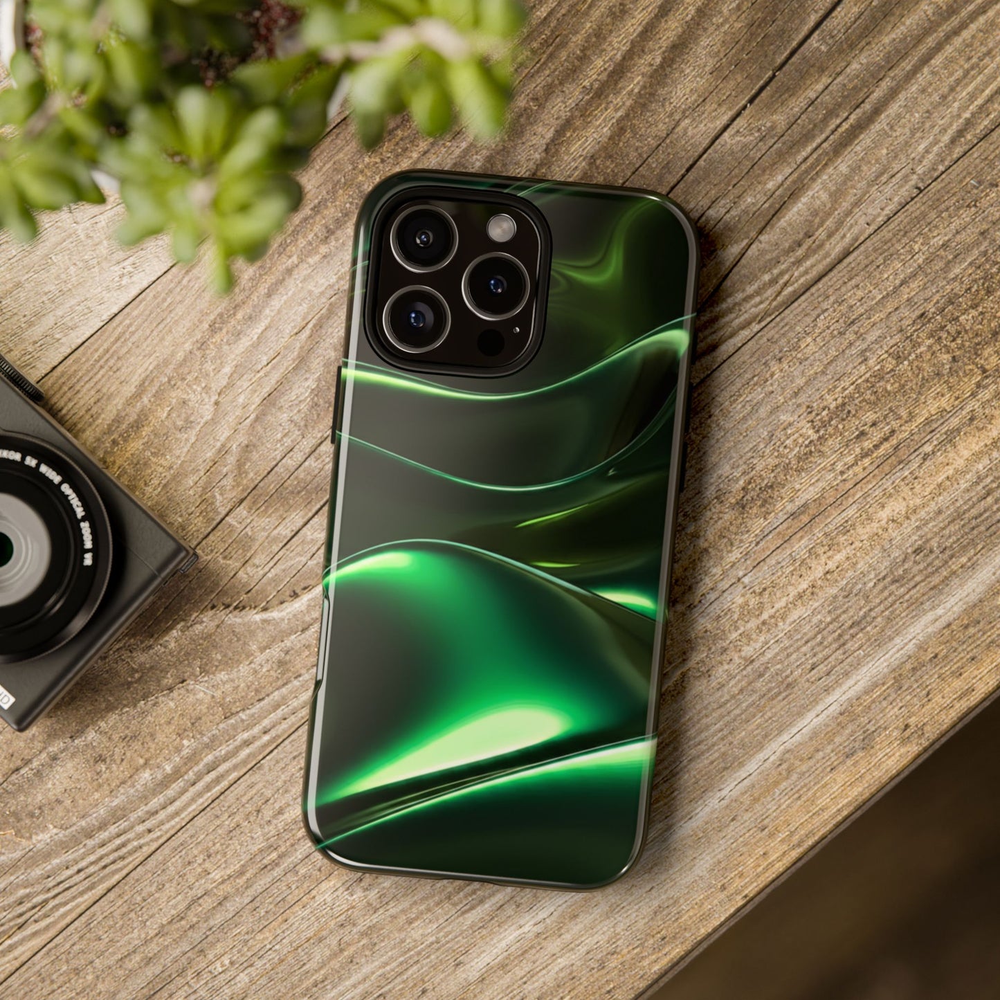 iPhone Case - Fluid Metallic Design